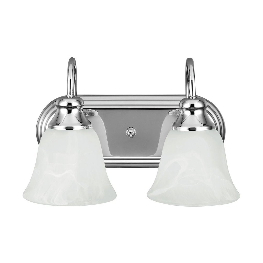 Sea Gull Lighting 44940-05 Windgate 12.5-in 2-Light Chrome Transitional Vanity Light