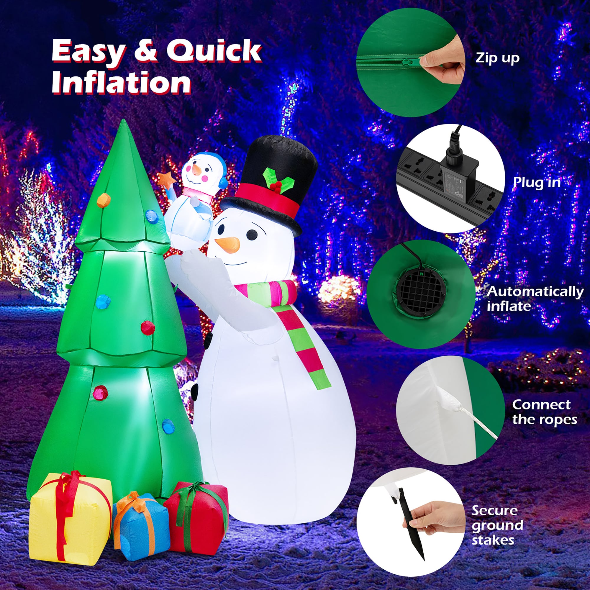 Costway LWS00691 Christmas-Inflatables - View #6