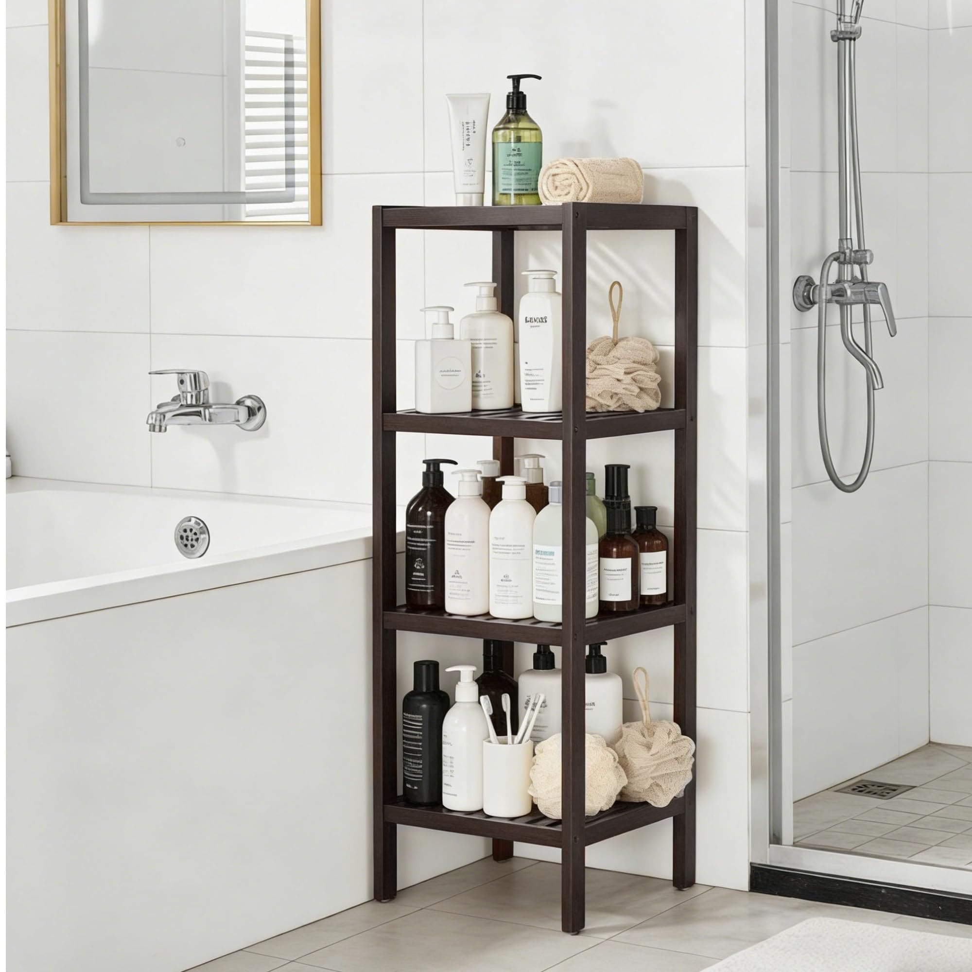 Garvee IEHYPHC6Q8IGUJIR8 Bathroom-Shelves - View #2
