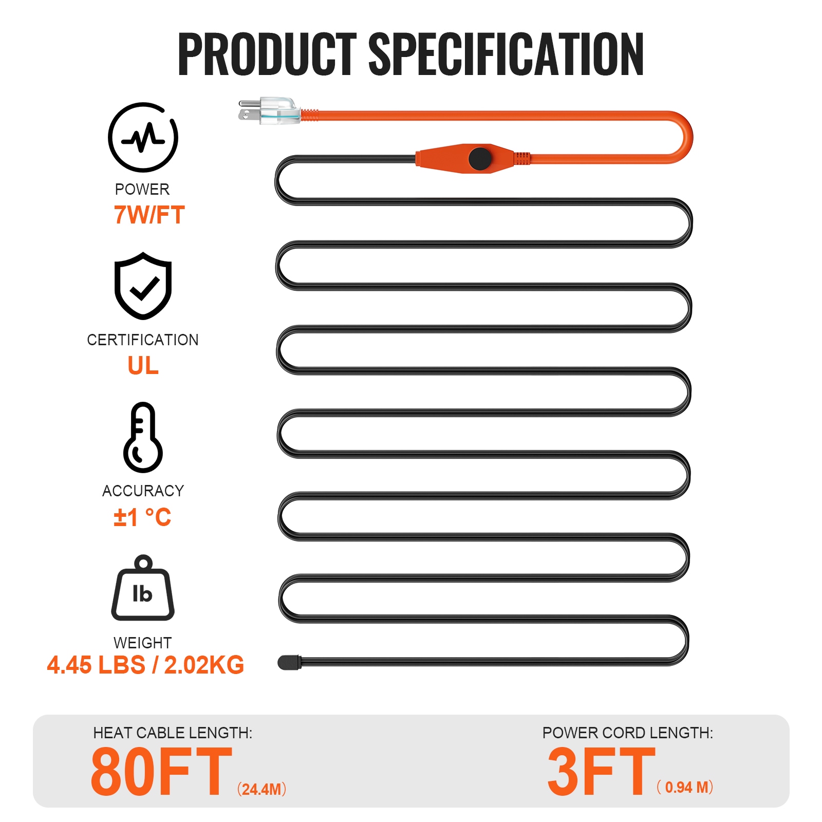 VEVOR SCHGLGWQGDJR05862V1 Tubular-Pipe-Wrap - View #7