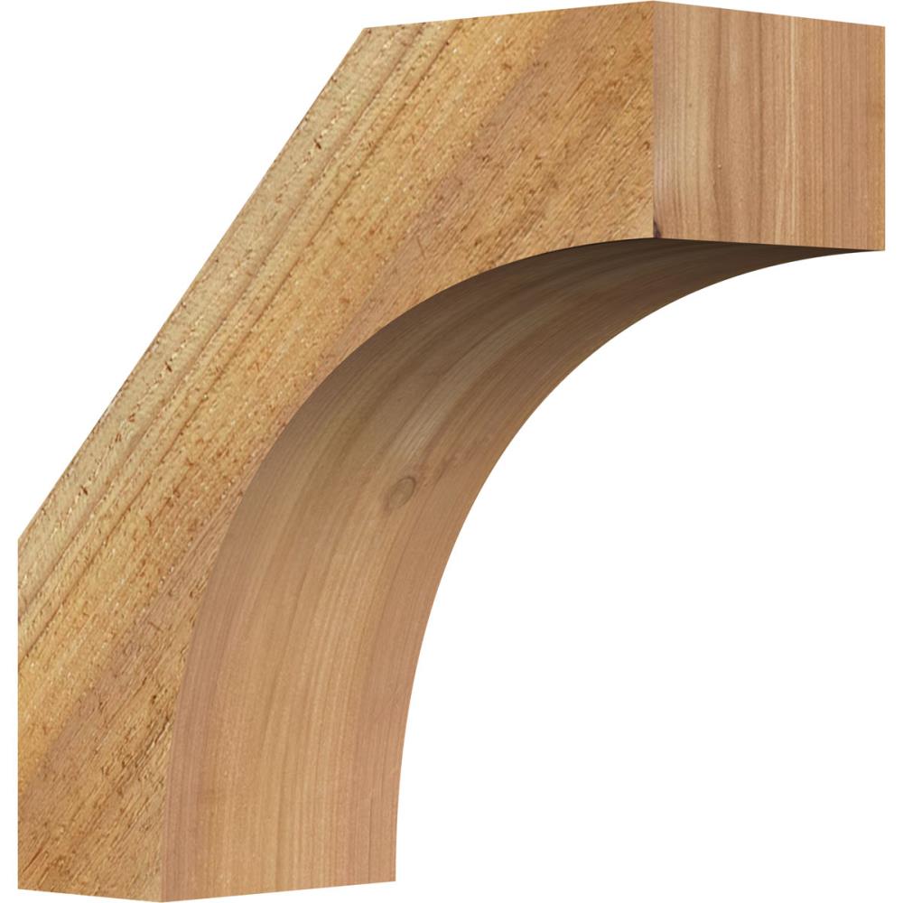 Ekena Millwork BRC04X10X10WTL00RWR 4-in x 10-in x 10-in Western Red Cedar Unfinished Wood Westlake Tough Sawn Knee Brace