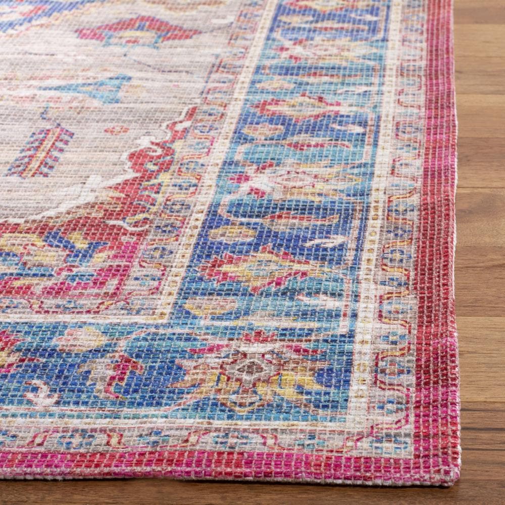 Ivory Cotton Chenille 59'' Handmade Reversible Area Rug