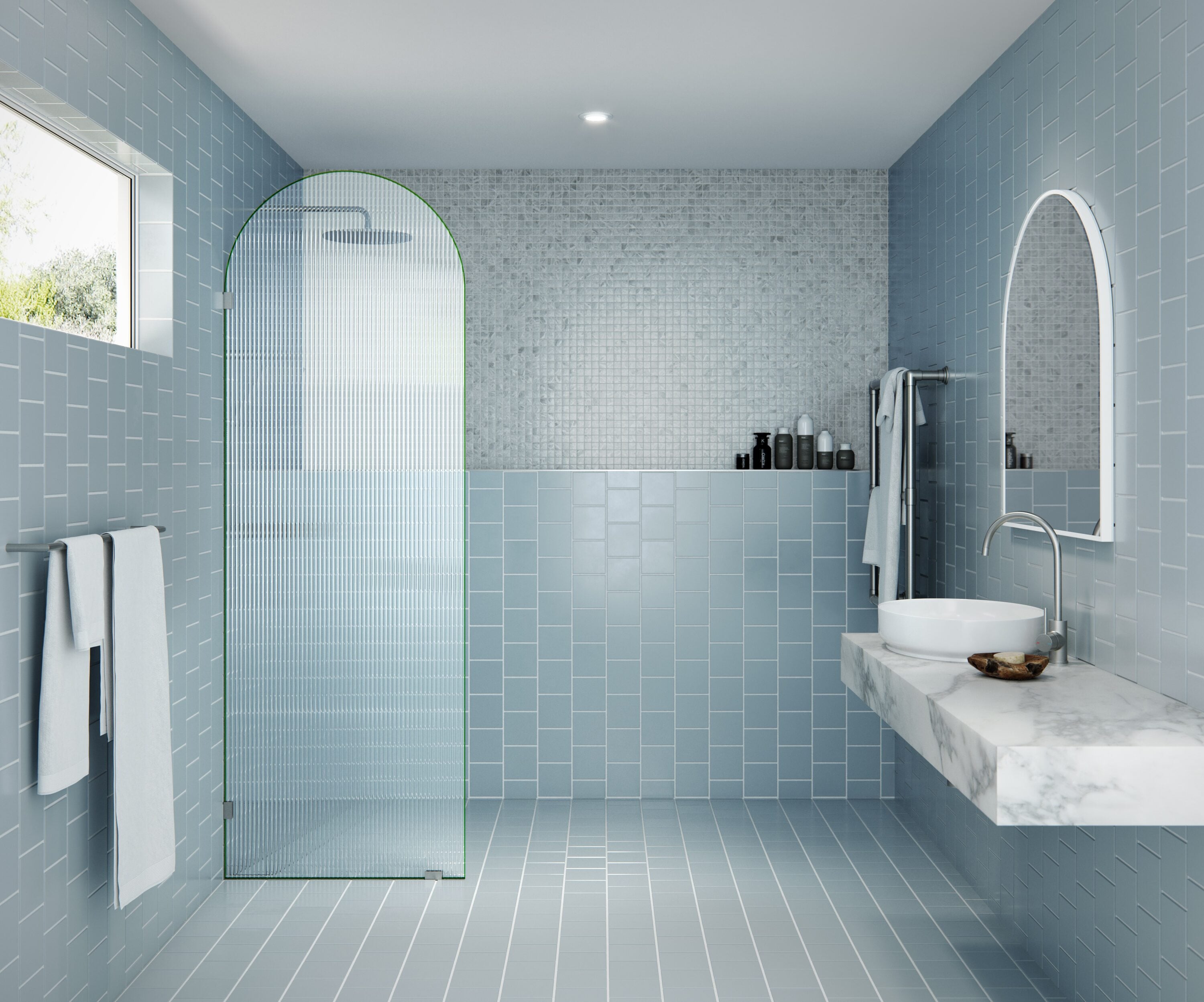 Glass Warehouse ARC-FL-28-BN Shower-Doors - View #3