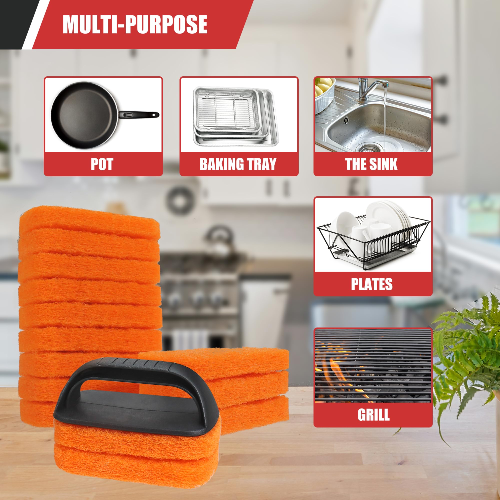 Angel Sar L2MJA409GB13 Grill-Brushes-Cleaning-Blocks - View #5