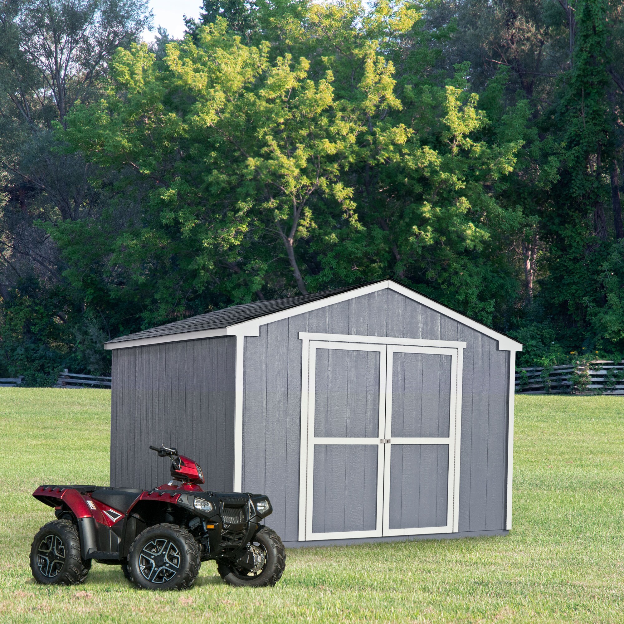 Heartland 10 Ft X 12 Ft Liberty Gable Engineered Storage Shed Installation Not Included At 6809