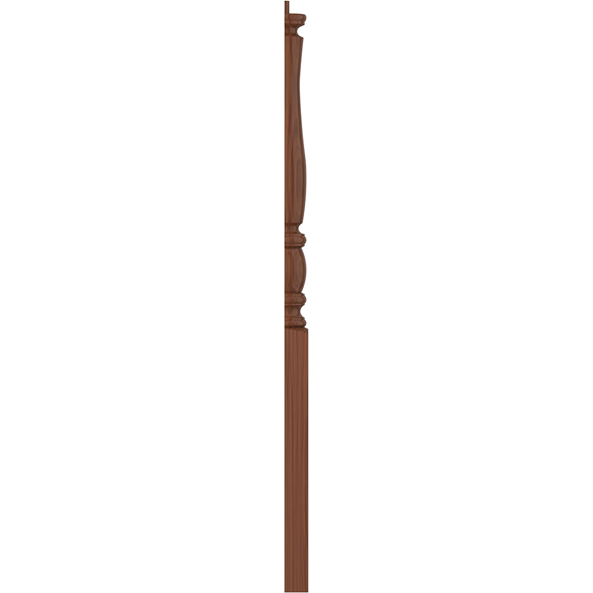 L.J. Smith Stair Systems LJP-3310 1-2-C 3.5-in x 43-in Unfinished Cherry Stair Newel Post