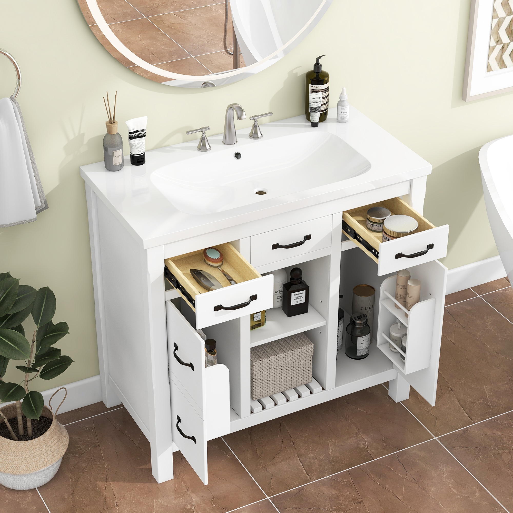 Siavonce ZX-F285006AAD Bath-Vanity-Combo - View #2