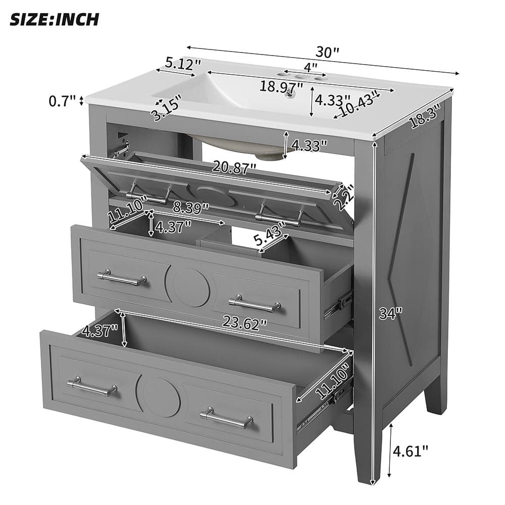 JUJABU BATHVANITY -3 Bath-Vanity-Combo - View #5