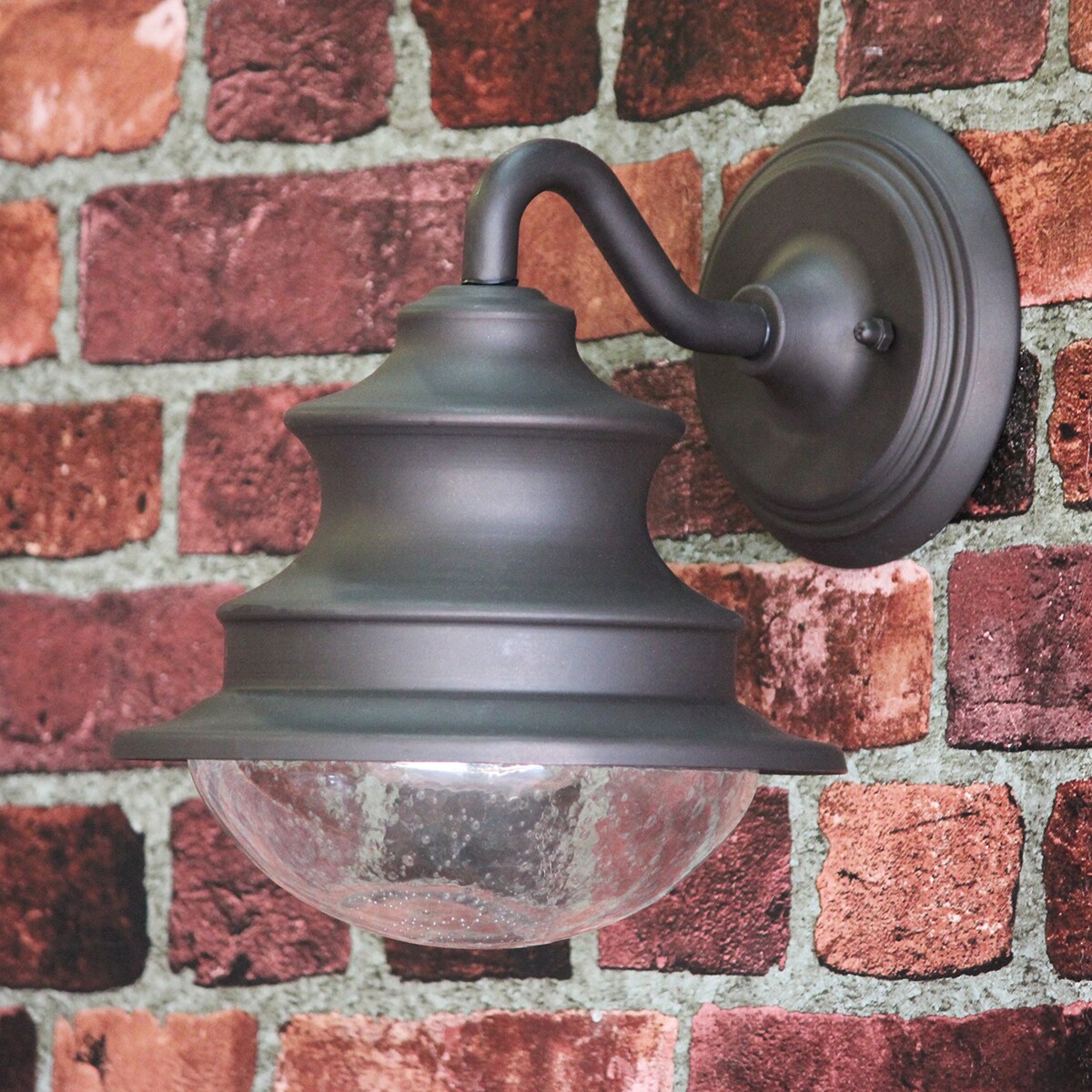 solar lights for brick walls