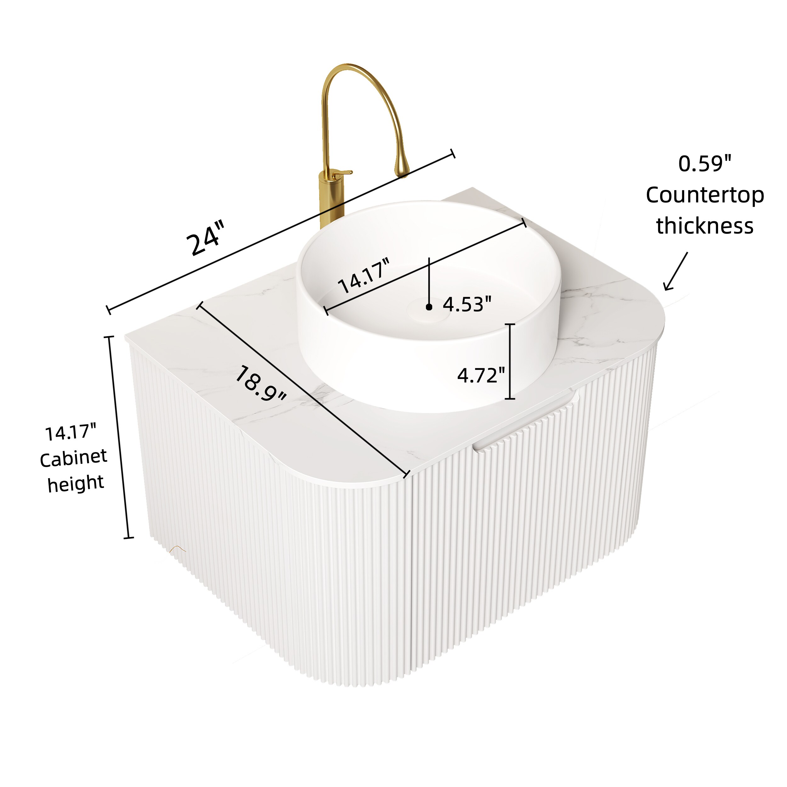Tatayosi JL-15S00155 Bath-Vanity-Combo - View #3