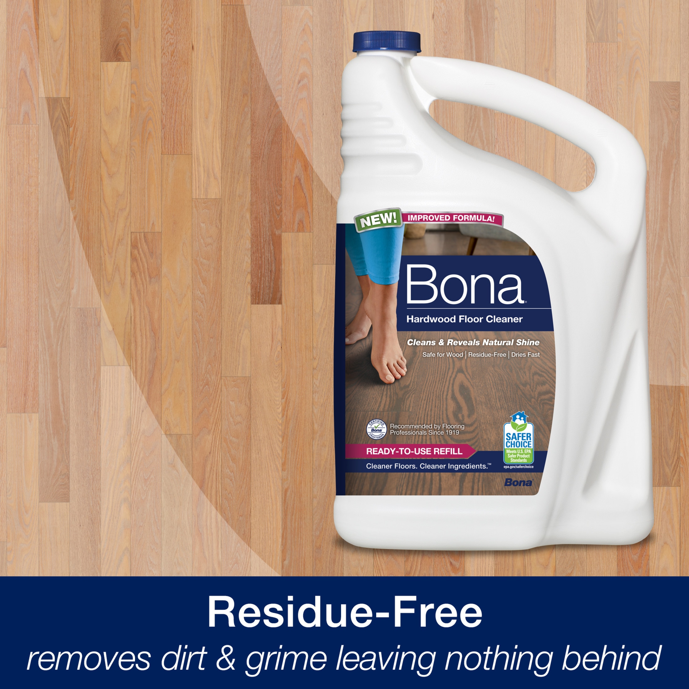 Bona 128 Fl Oz Liquid Floor Cleaner In, How To Clean Hardwood Floors Bona