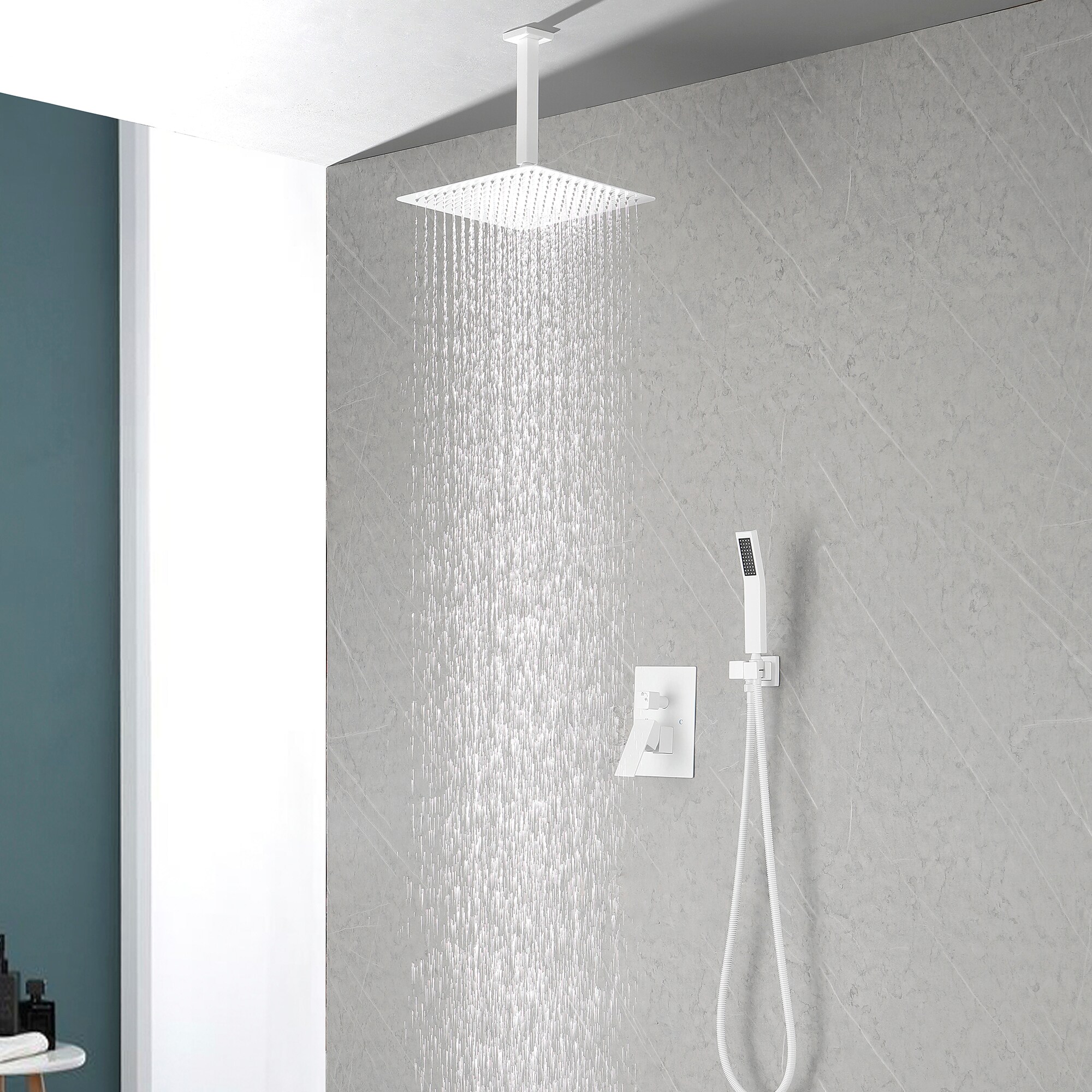 Mondawe MO2752DT-WHC Showerhead-Bar-Panels - View #2