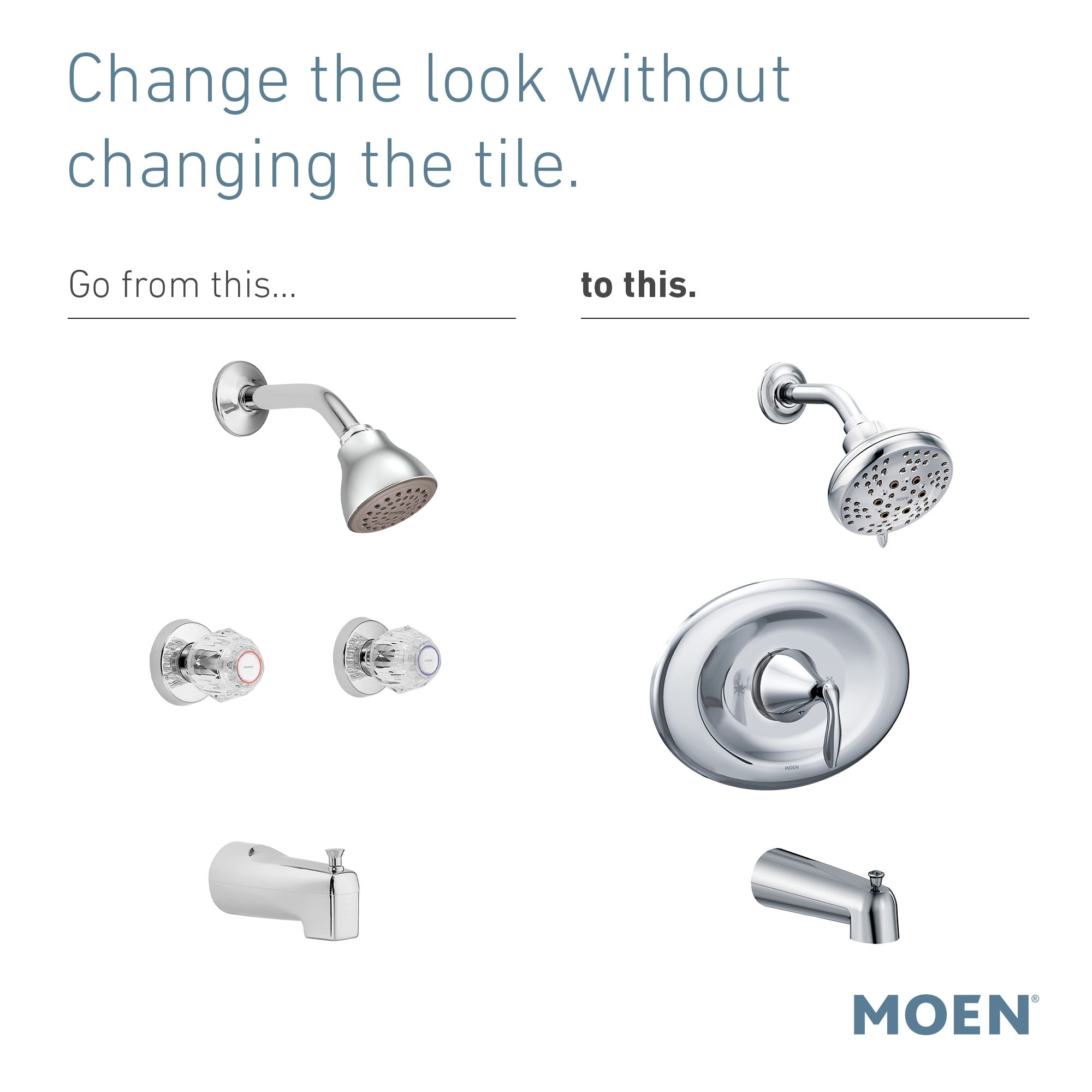Moen T2139BN Tub-Shower-Faucets - View #5