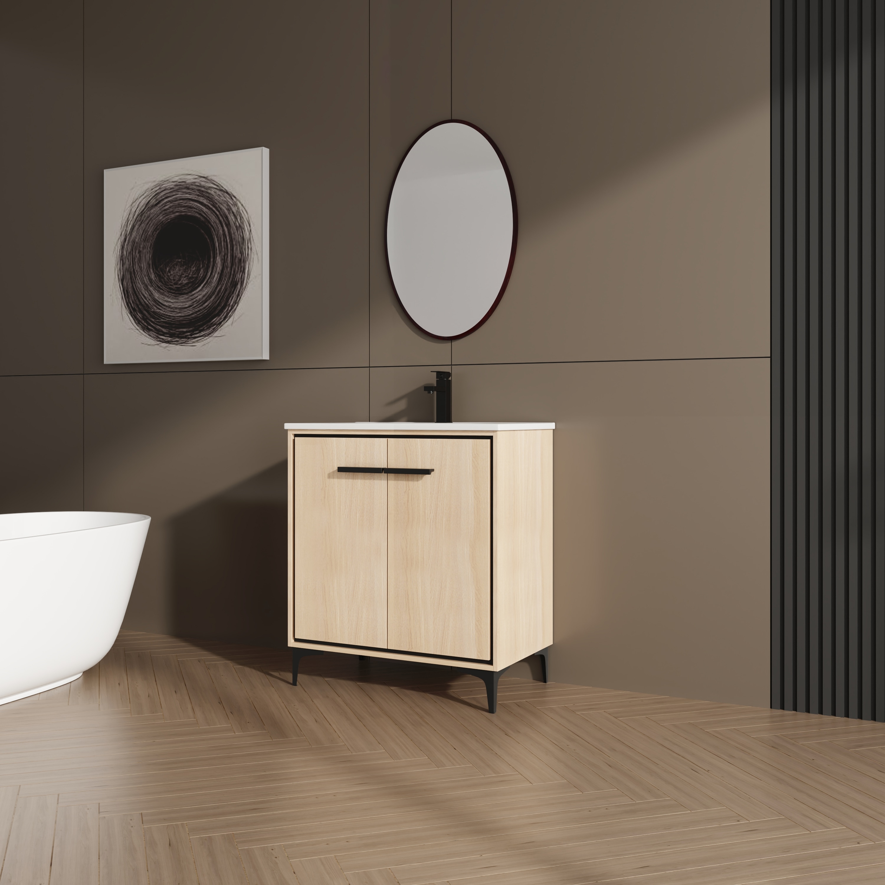 WELLFOR GLEM-S00024 Bath-Vanity-Combo - View #11