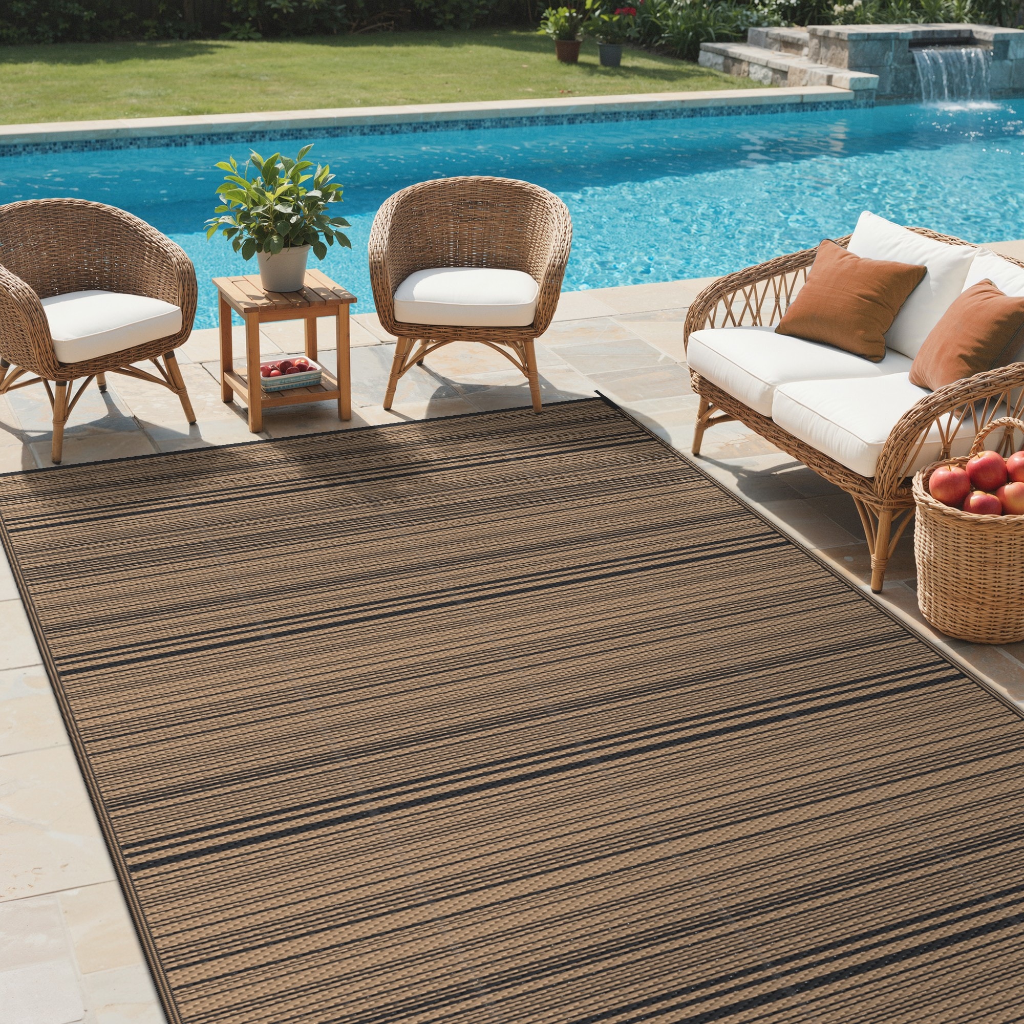 BAVNI PD39-BLACKBROWN9X12 rugs - View #3