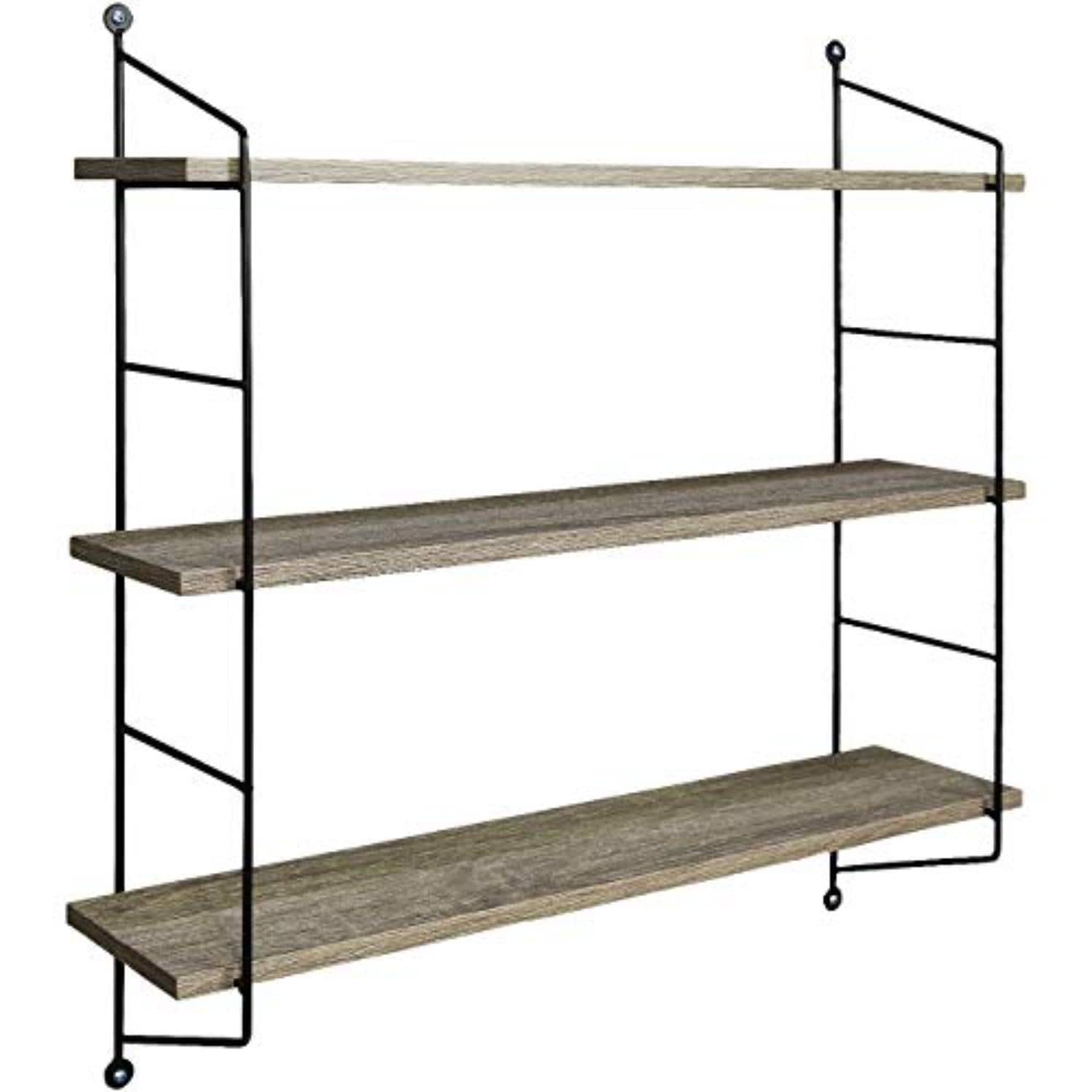 SORBUS WD-3TR-GRW Wall-Mounted-Shelving - View #5