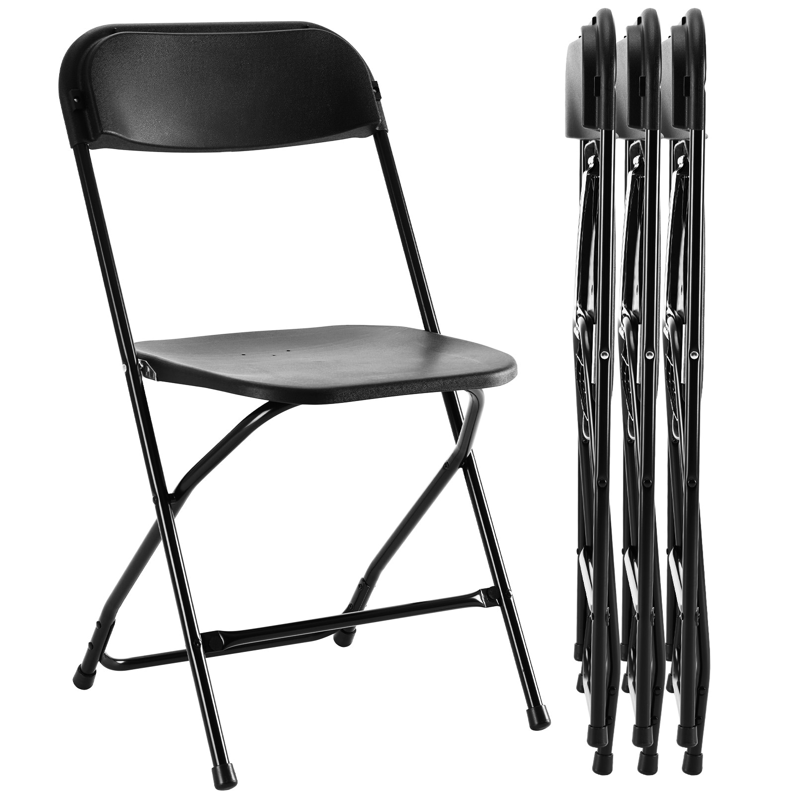 OOU - Set of 2 Folding Chair Indoor Outdoor Portable Stackable for Events Offices Weddings Picnic...