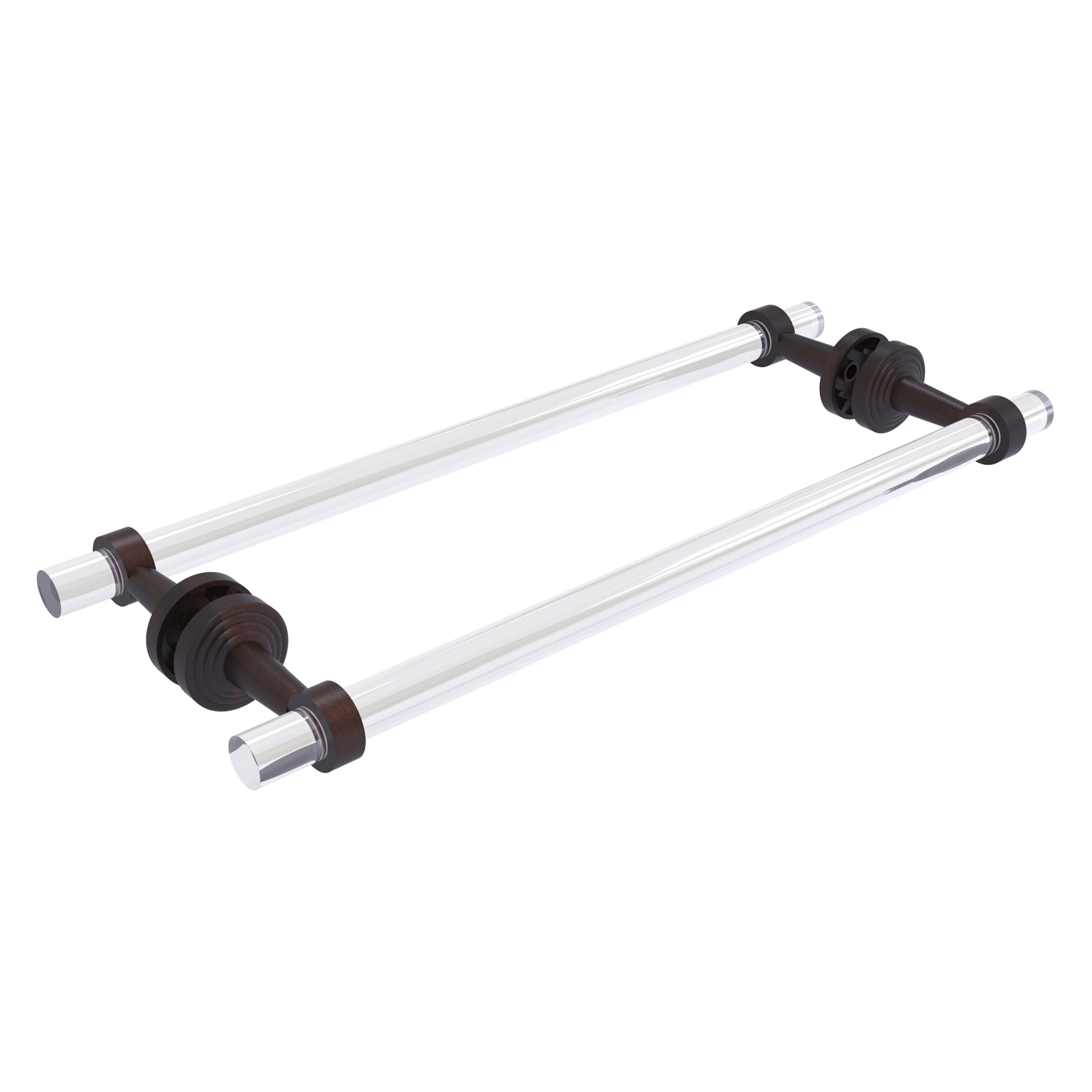 Allied Brass PB-41-BB-18-VB Pacific Beach 18-in double Venetian Bronze Wall mount Double Towel Bar