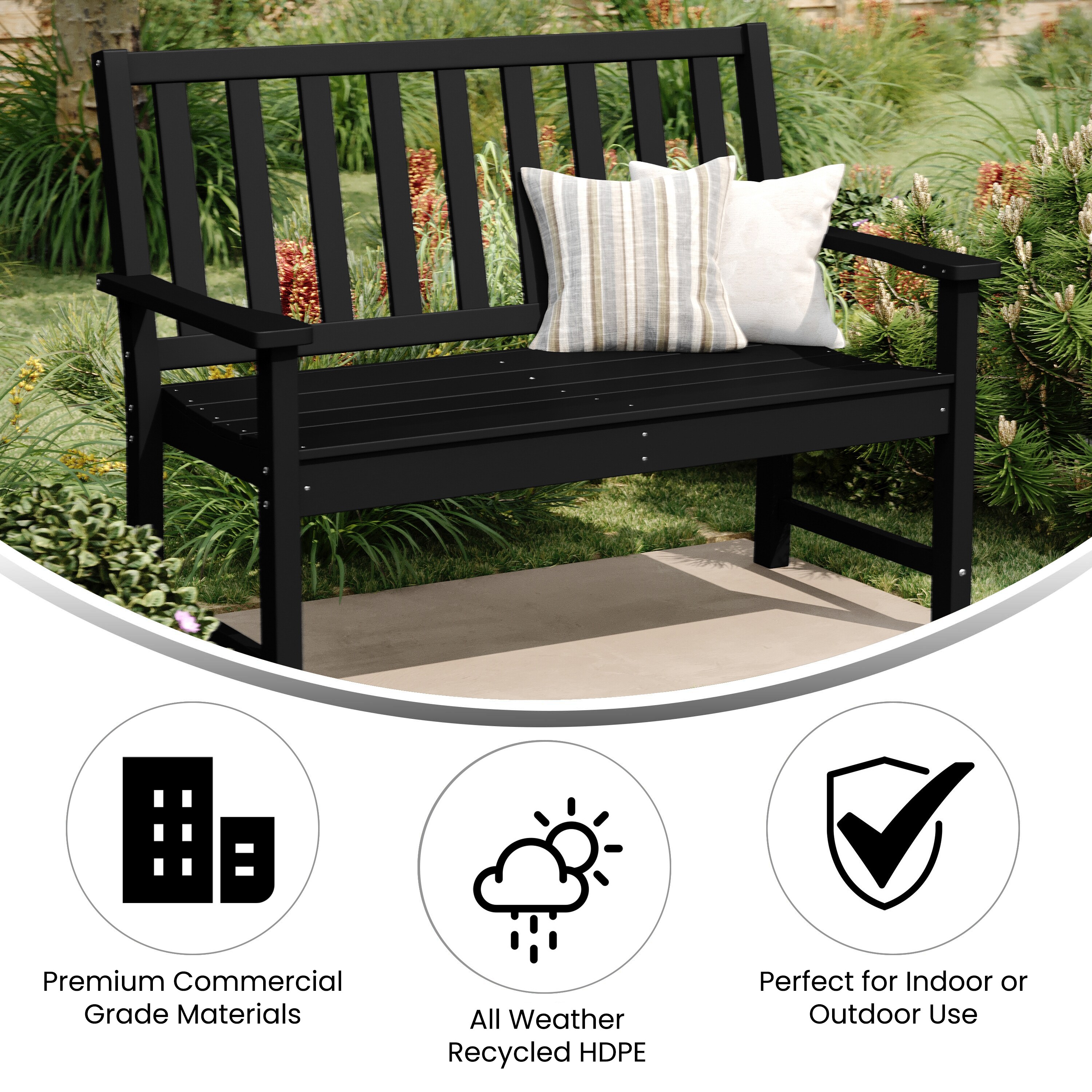 Flash Furniture 196861154805 benches - View #3