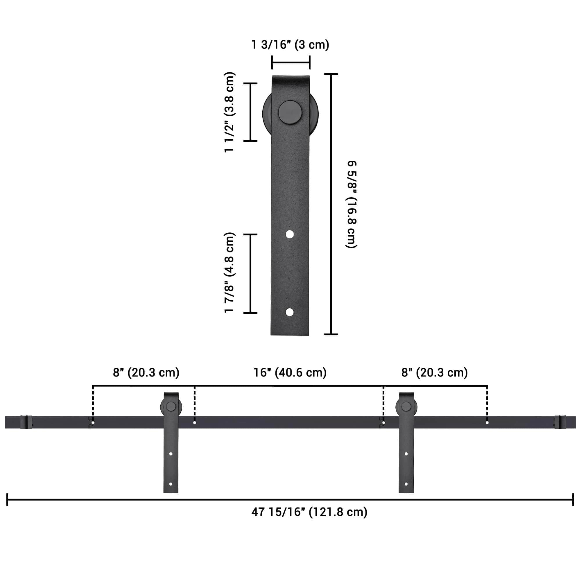 Yescom 06SDO015-4FT-06-LO Wood-Closet-Hardware - View #5