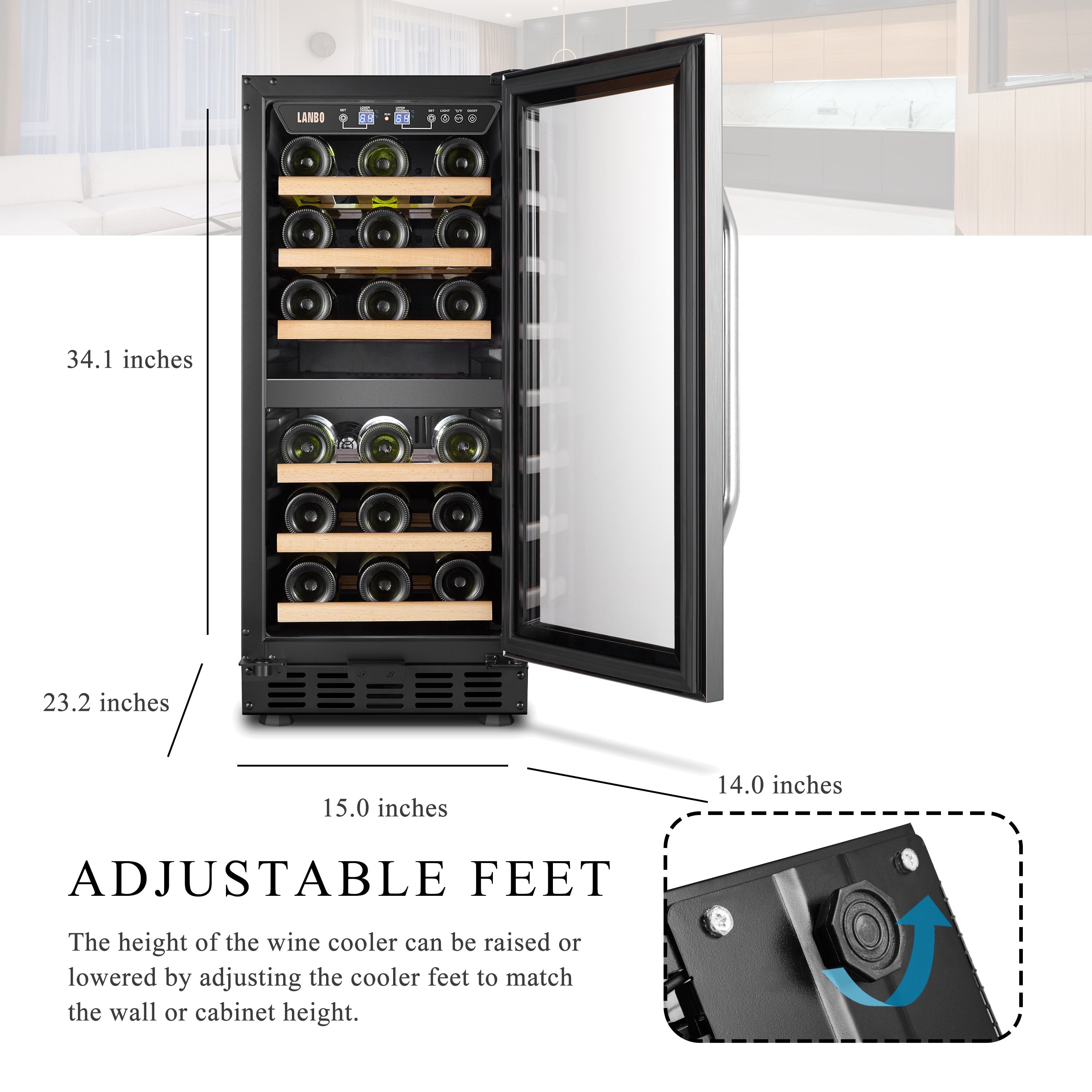 LANBO LW28D Wine-Chillers - View #13