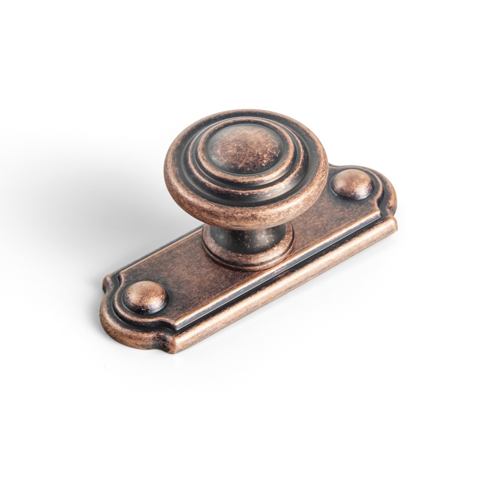 Miaokesen 9081AC-DK-DP-C 1-3/10-in Antique Copper Mushroom Classic Cabinet Knob 6 -Pack