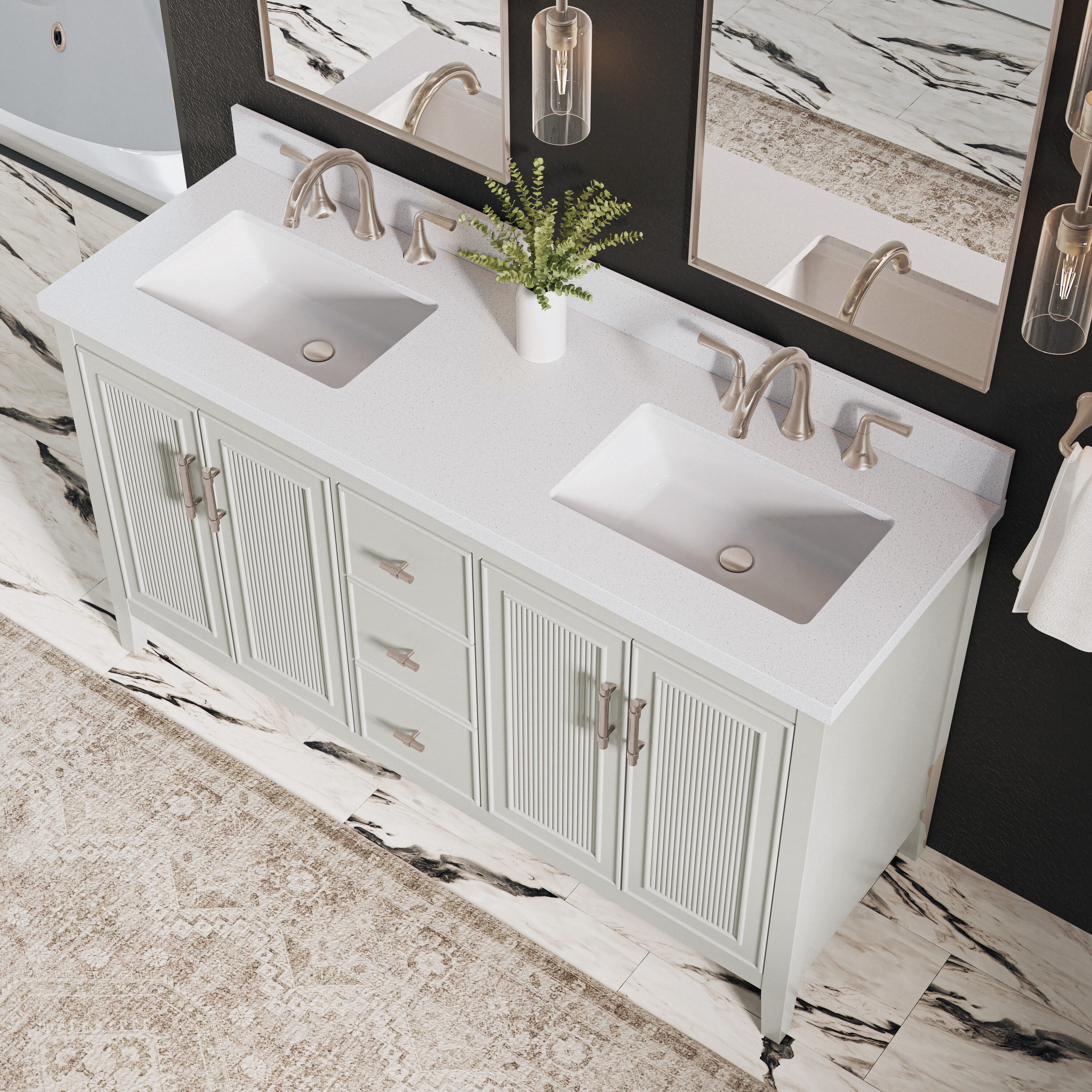 Style Selections LWS60DRV Bath-Vanity-Combo - View #5