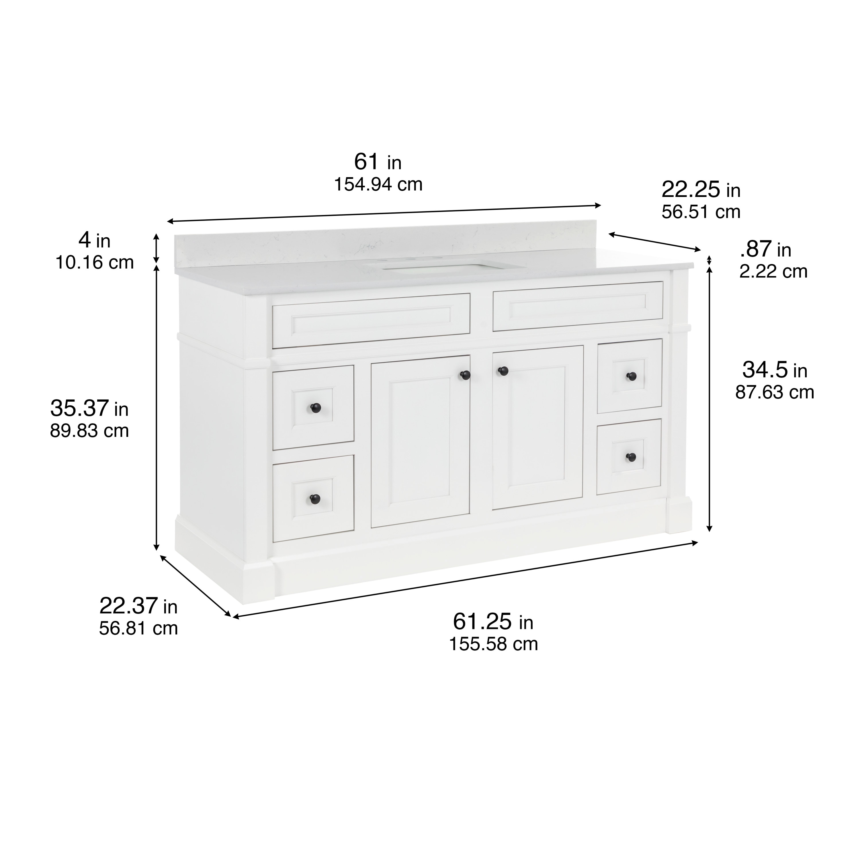 Diamond C60W30356 Bath-Vanity-Combo - View #4