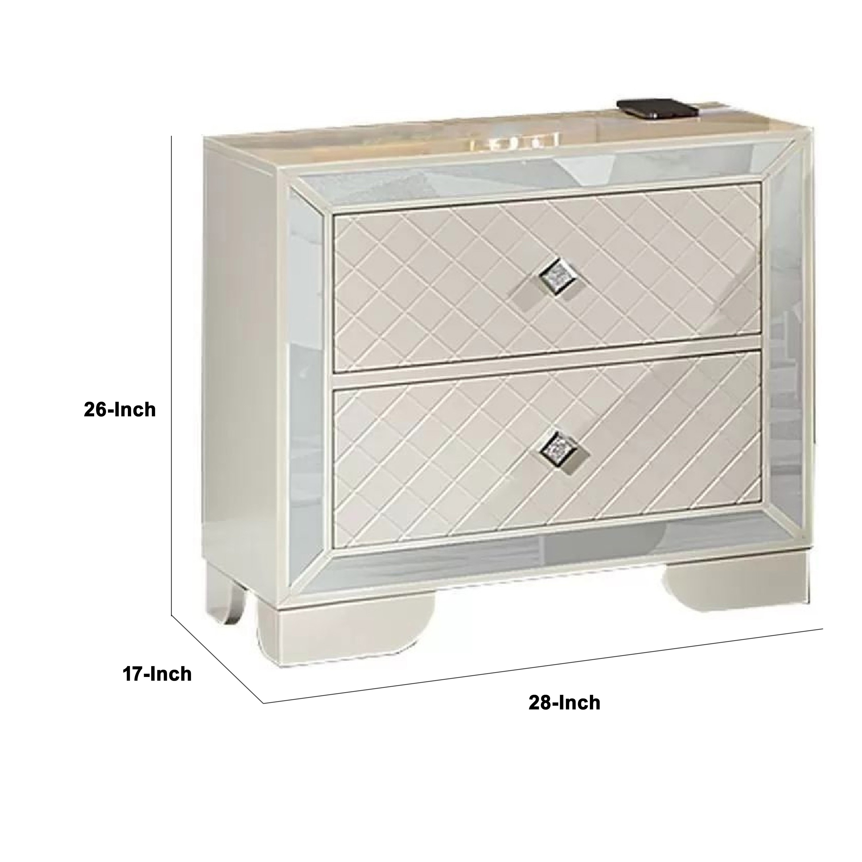Benzara BM341062 nightstands - View #4
