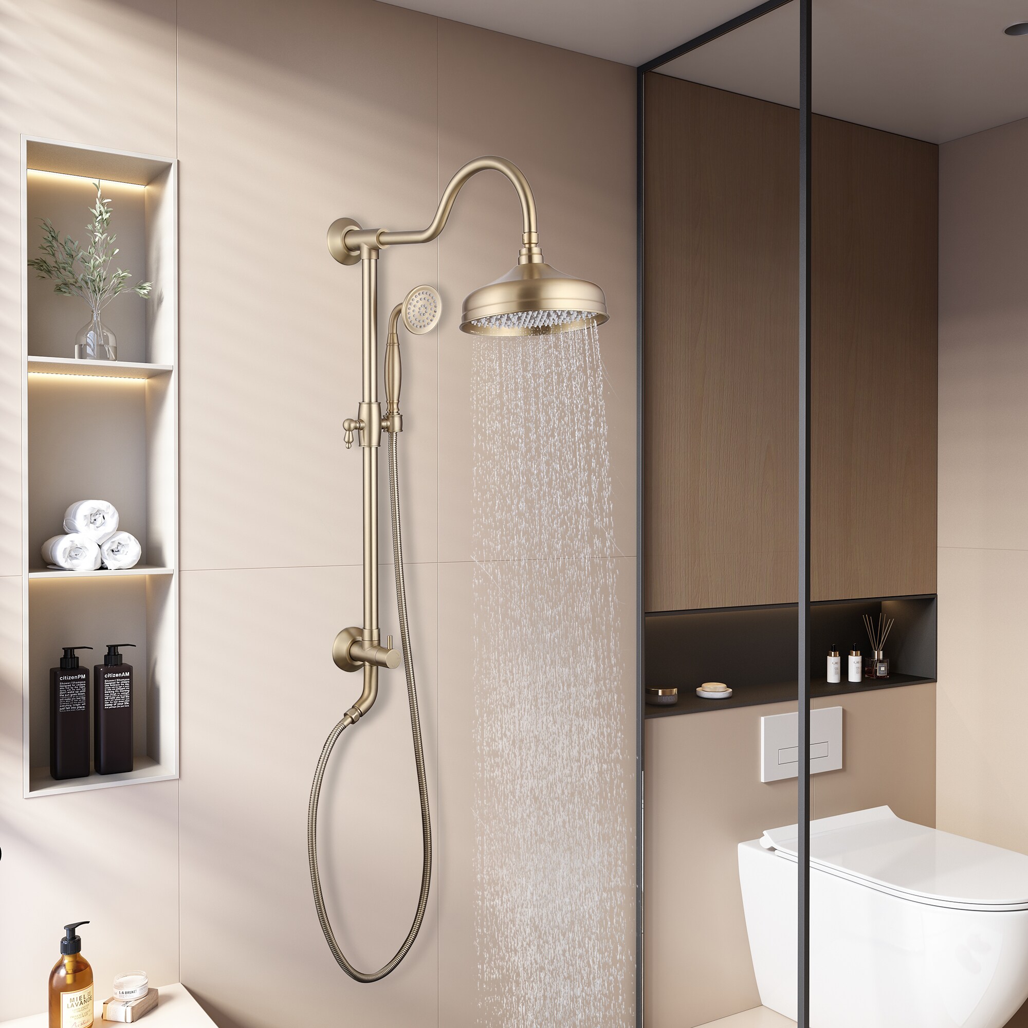 LUCKY ONE MD-RB1236 Showerhead-Bar-Panels - View #3