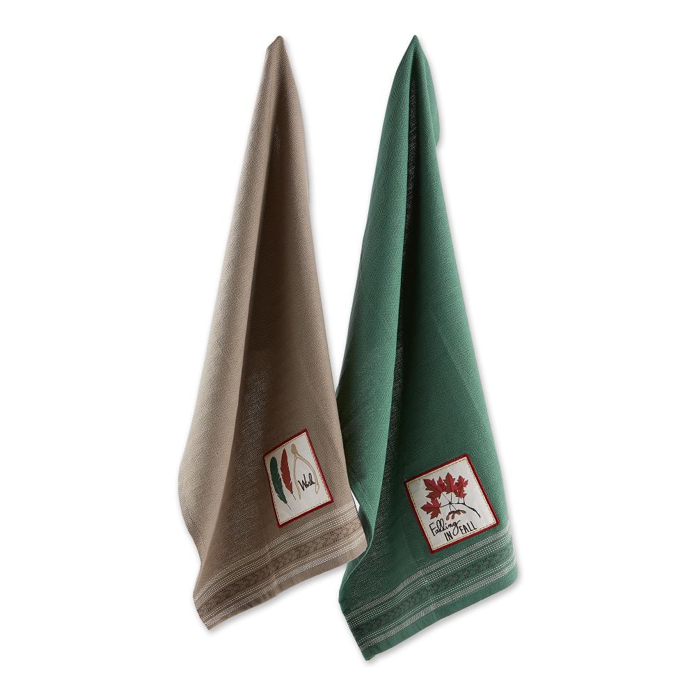 DII CAMZ10746 2 -Pack Cotton Solid Dish towel