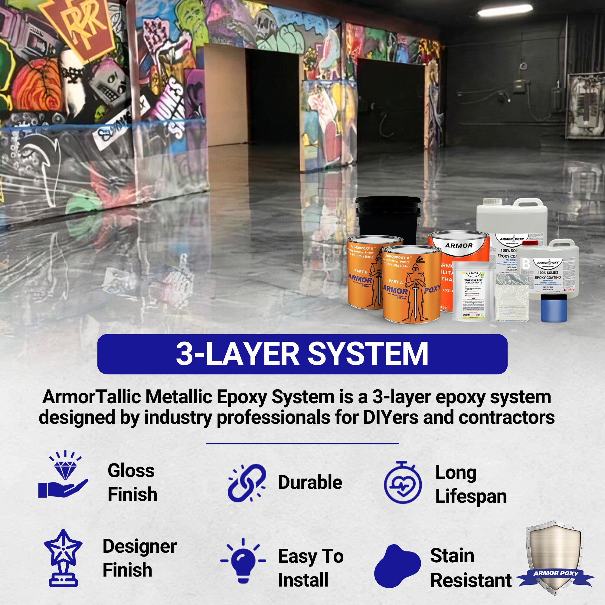 Armorpoxy 141021 Garage-Floor-Epoxy - View #5