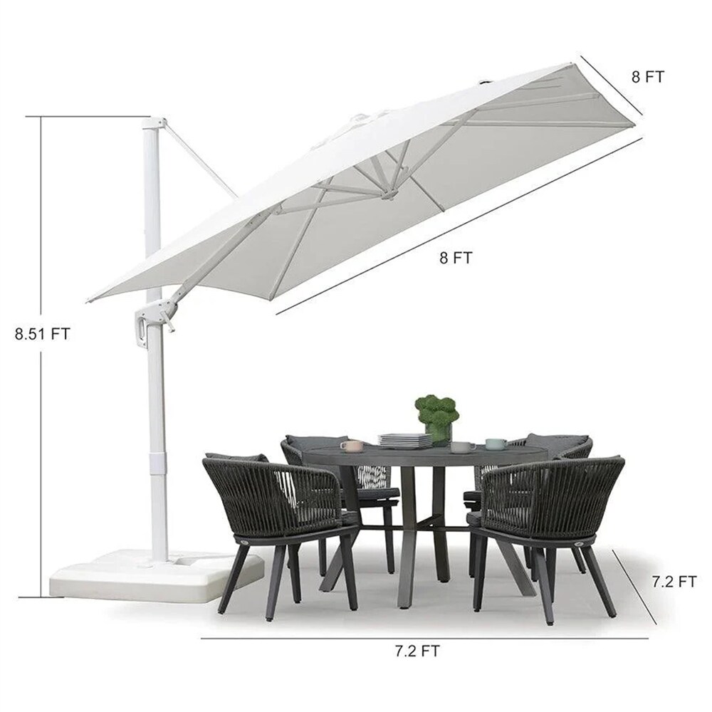 PURPLE LEAF LS02XBS08-WT Umbrellas-2 - View #8