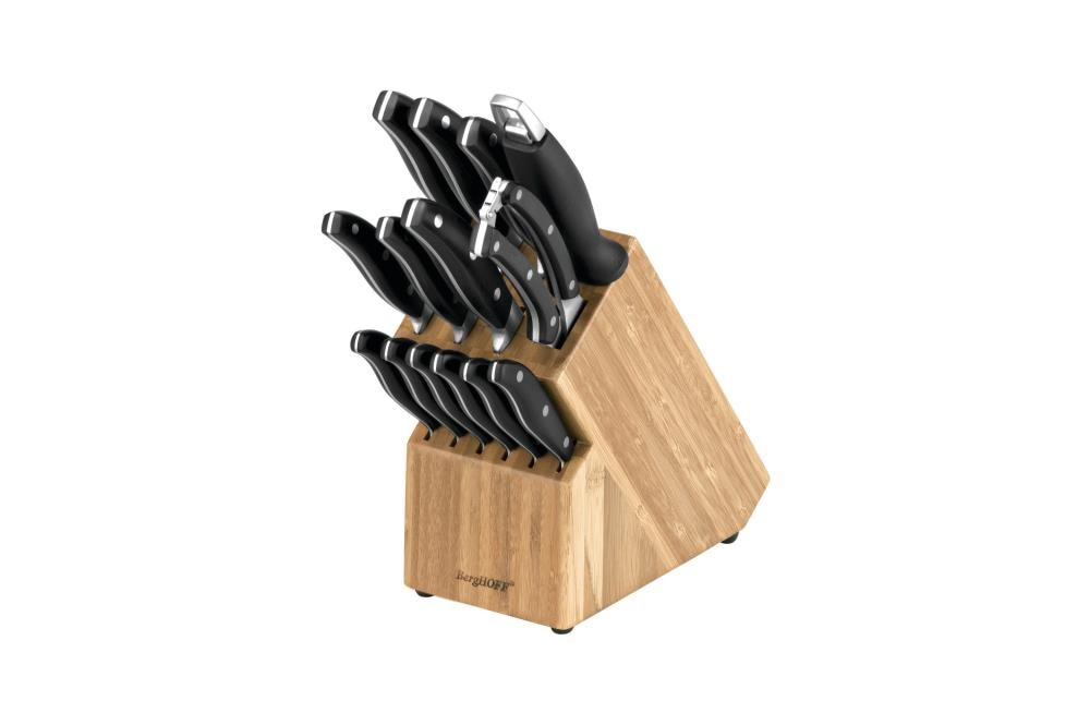 BergHOFF Pakka Wood 15-Piece Steak & Carving Knife Set