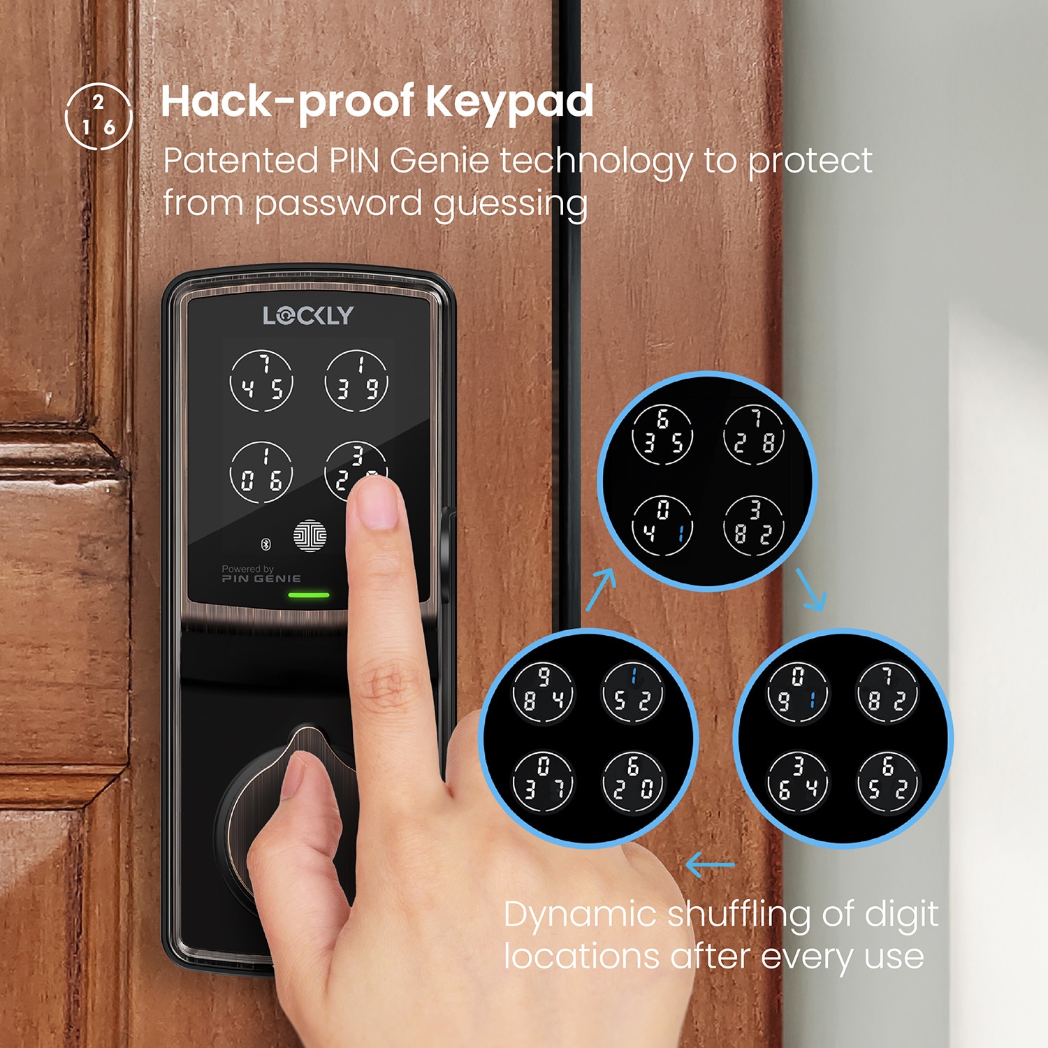 Lockly PGD728W-VB Electronic-Door-Locks - View #13