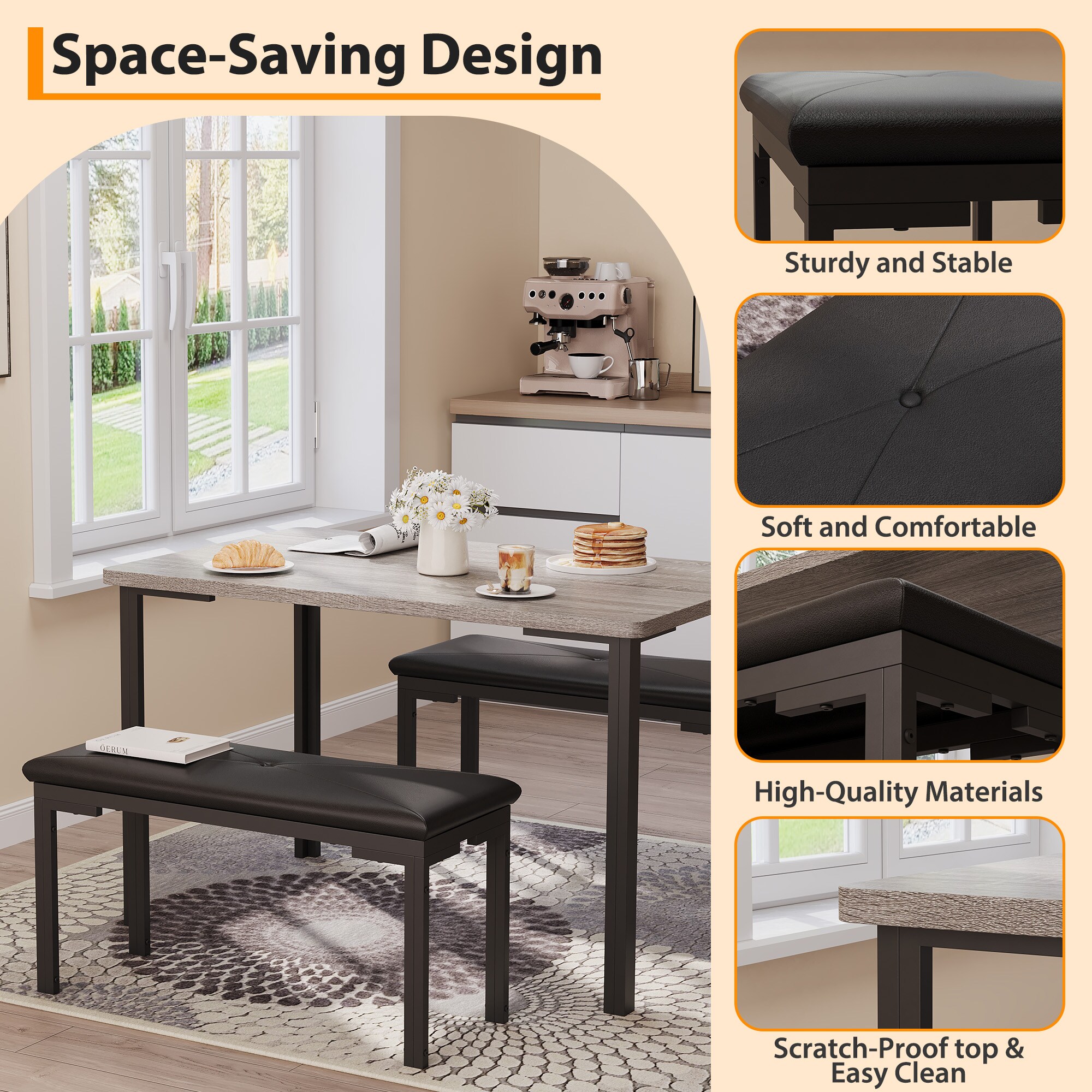 GarveeLife LY260727B16 Dining-Sets - View #2