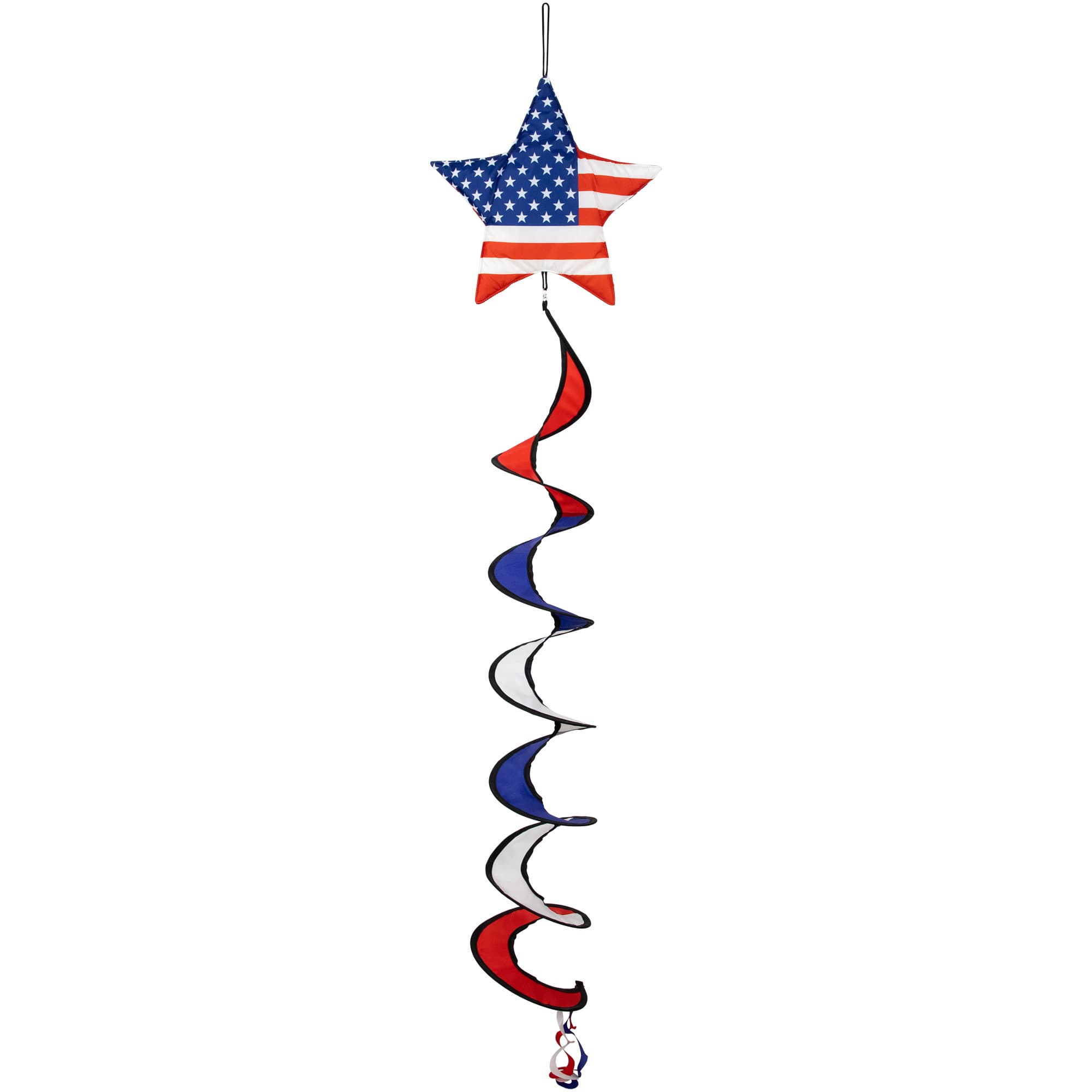 Northlight 51 inch Americana Stars and Stripes Outdoor Wind Spinner