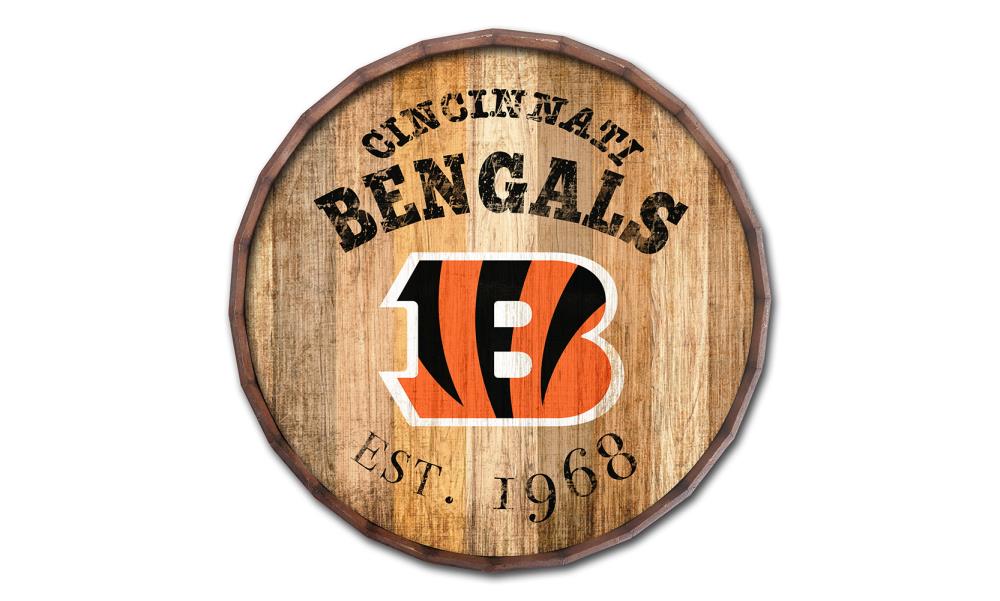 Cincinnati Bengals 24'' Established Date Barrel Top