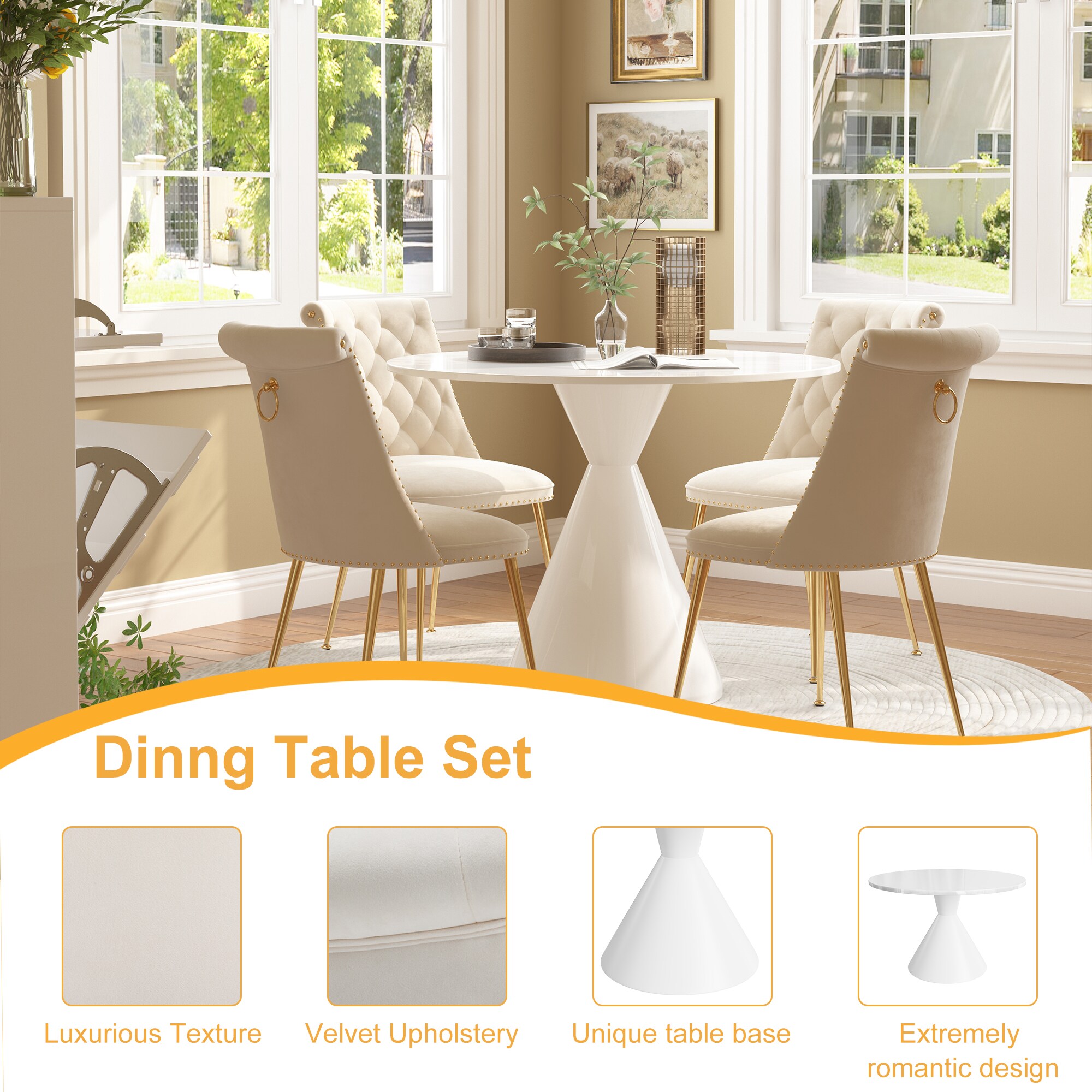 Clihome CL-RBT2-BWH703BG Dining-Sets - View #6