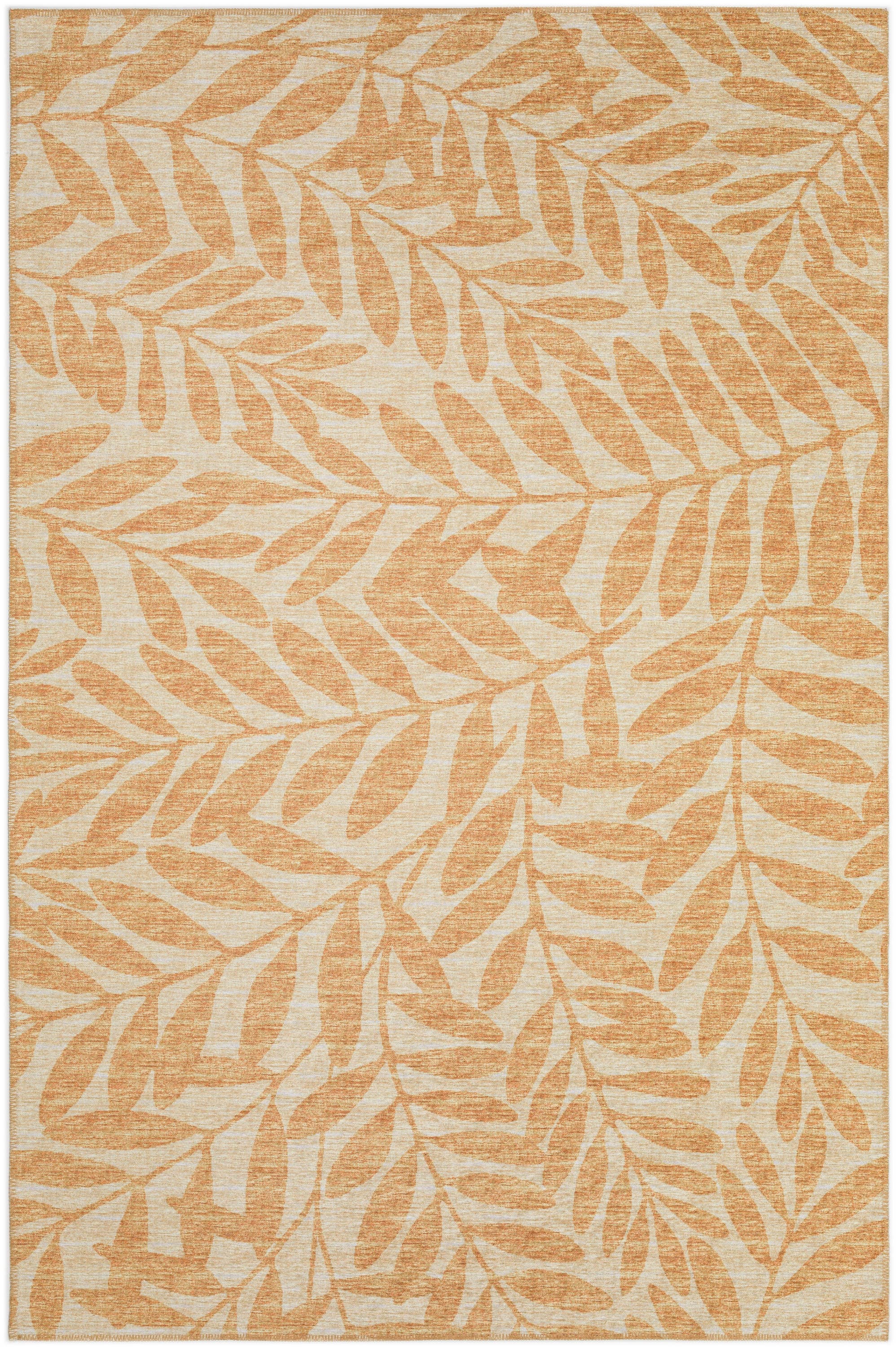 Addison Rugs AYU35GI8X10 Yuma 8 x 10 (ft) Chenille Gilded Rectangular Indoor/Outdoor Floral/Botanical Tropical Area rug