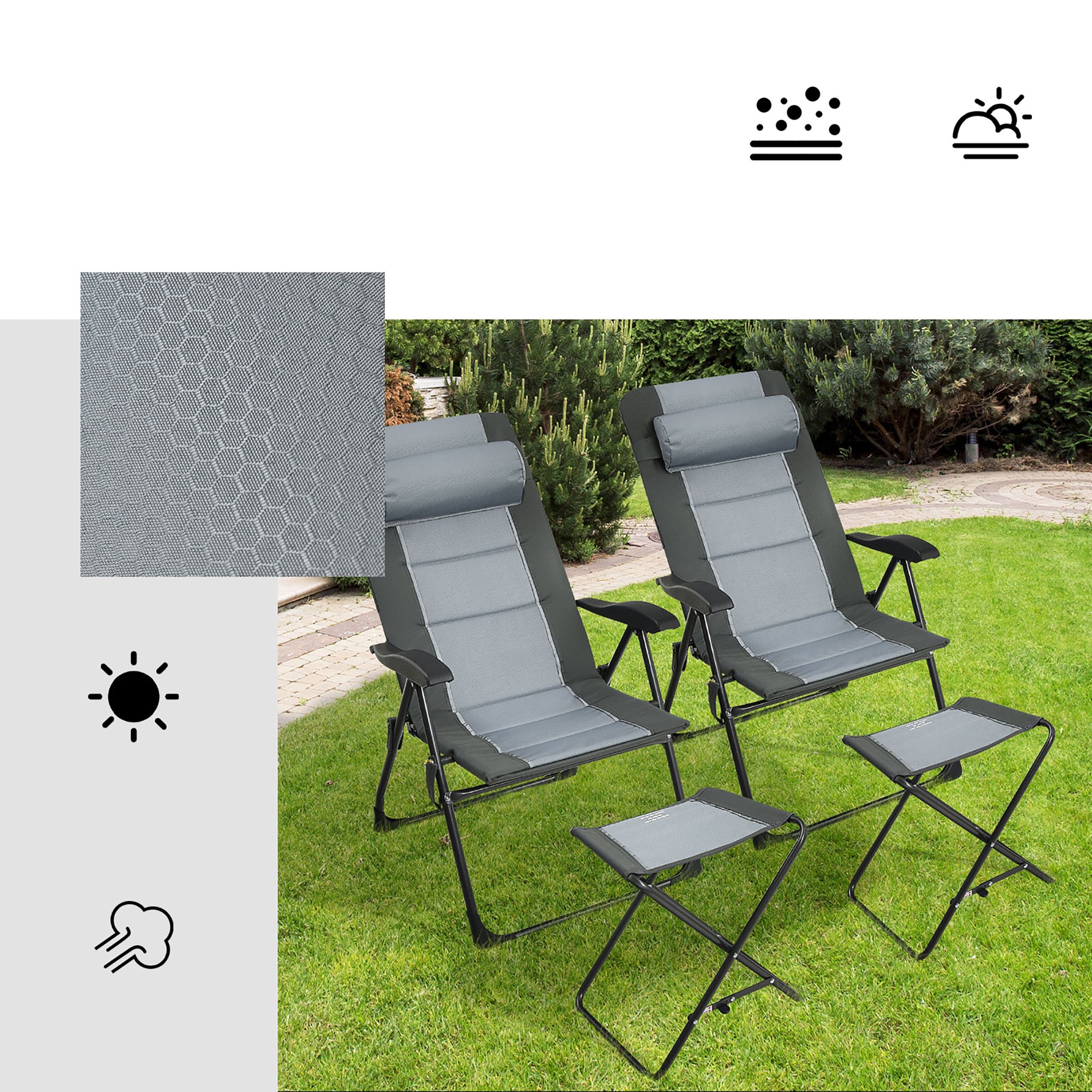 Costway NP10018GR-2 Patio-Chairs - View #5