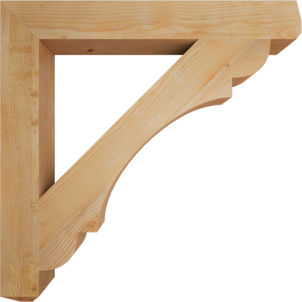 Ekena Millwork BKT06X48X48OLY04RDF Exterior-Brackets-Braces - View #3