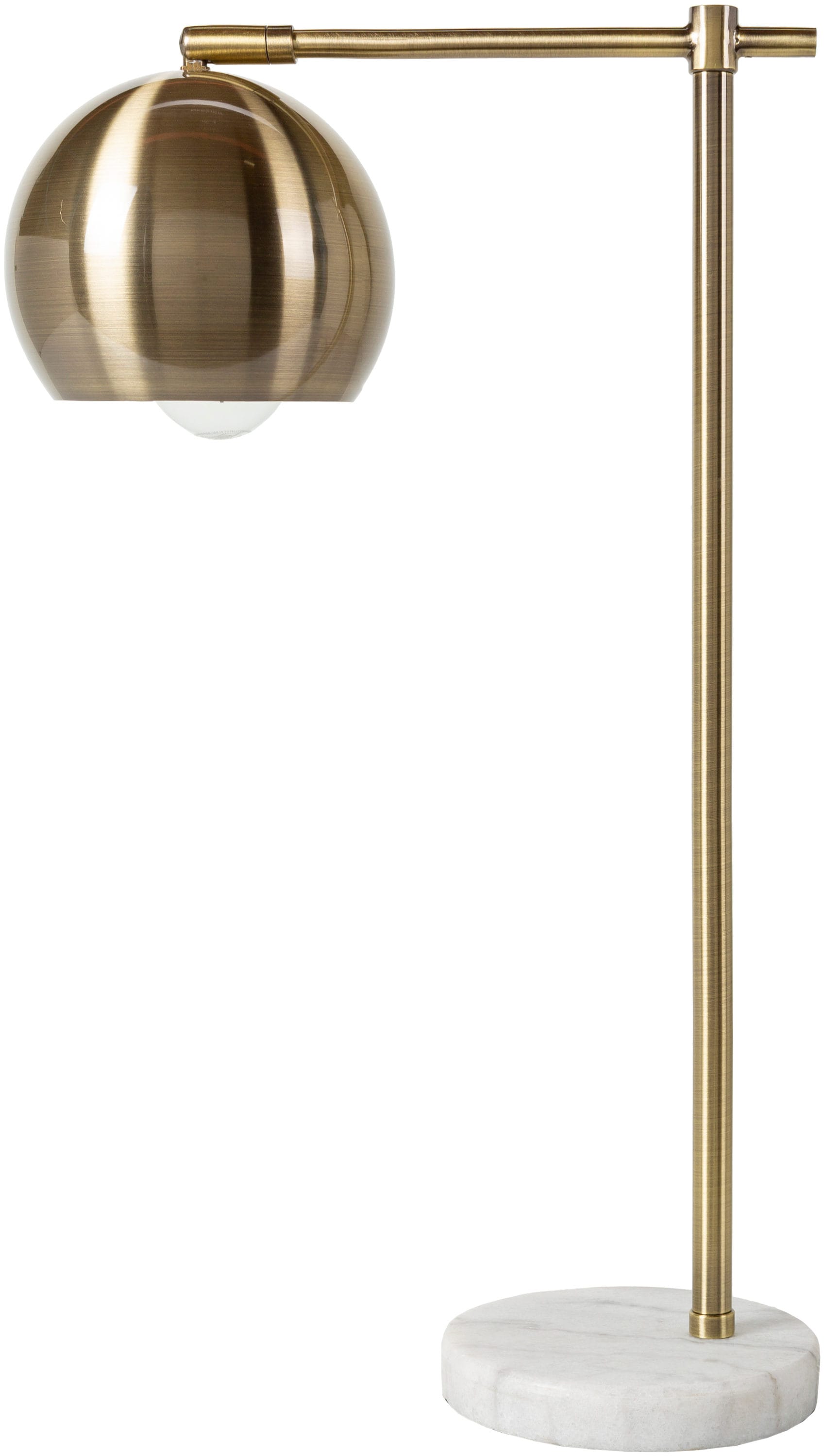 Livabliss HRF-002 Hartford 21-in Brass Table Lamp with Metal Shade