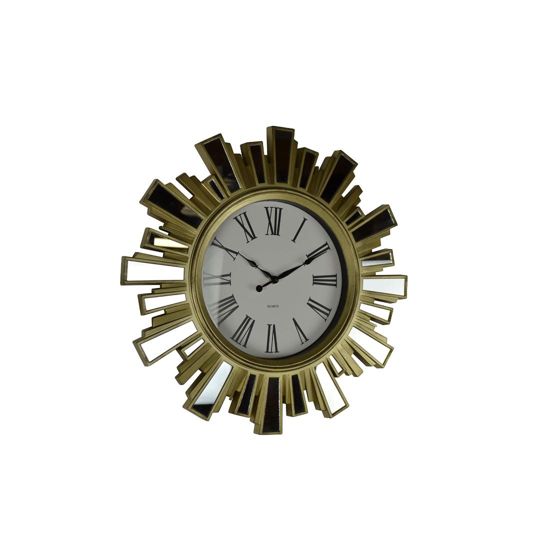HomeRoots 4000626354 Analog Sunburst Wall Modern