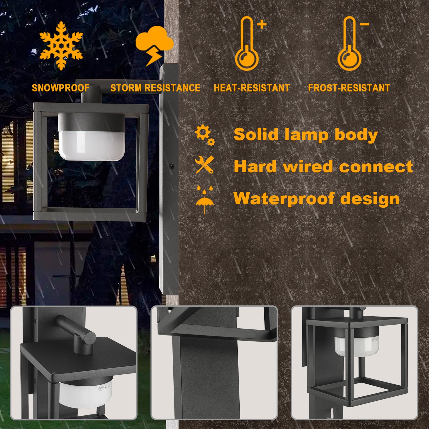 Kahomvis INOW-QPD0-3Q7 Outdoor-Wall-Lighting - View #4