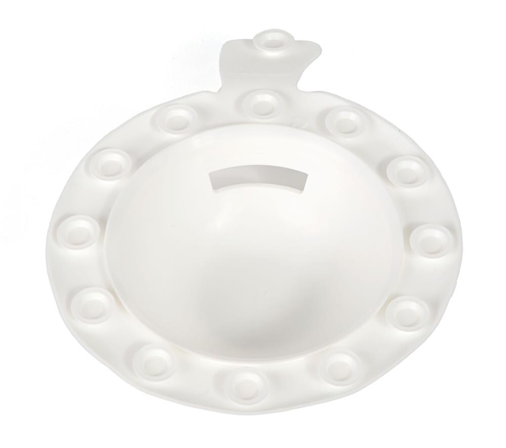 BathShroom (White) Overflow Drain Cover for Fuller Baths