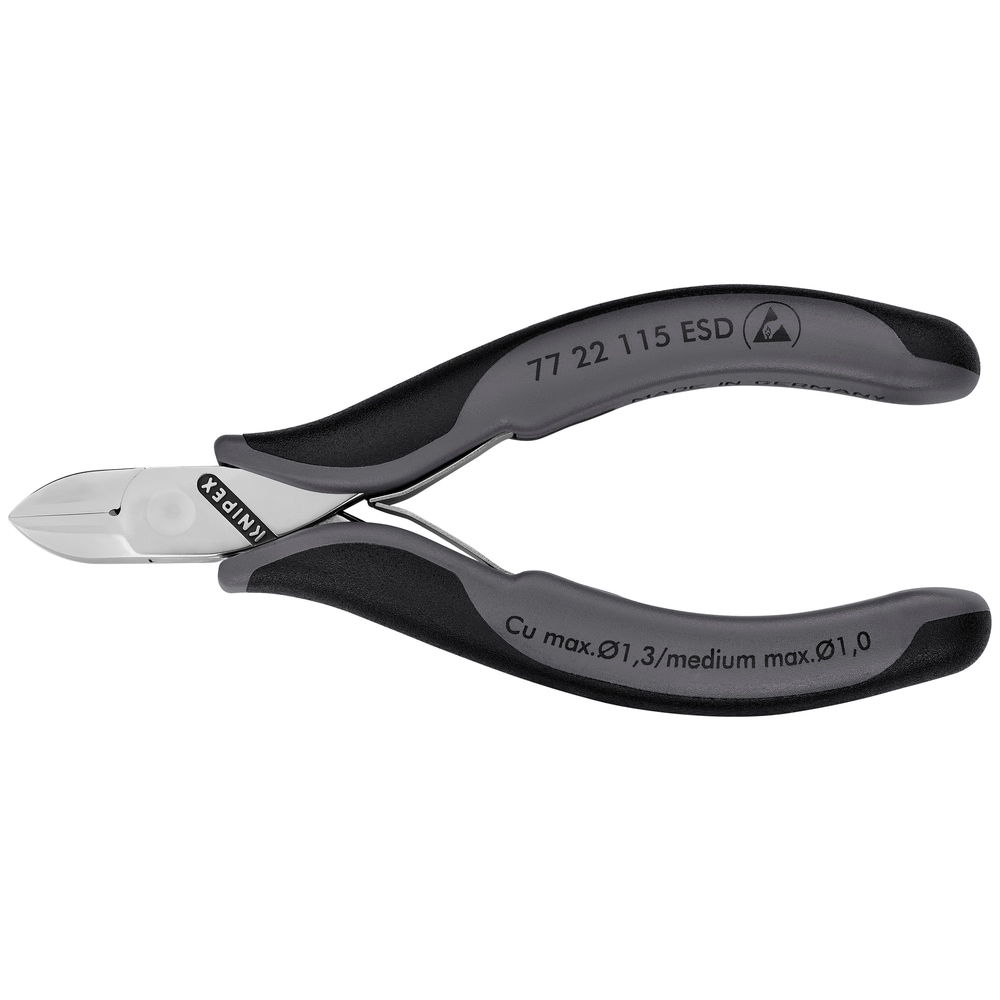 KNIPEX 77 22 115 ESD 4.5-Inches Diagonal cutting pliers