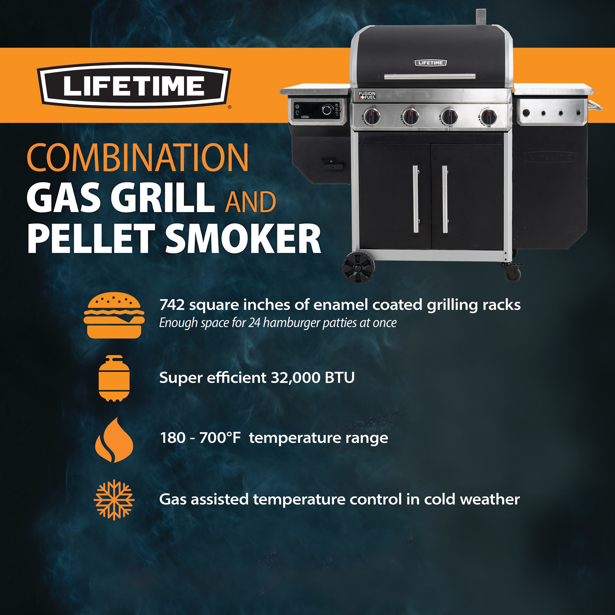 LIFETIME PRODUCTS 91025 Gas-Vertical-Smokers - View #18