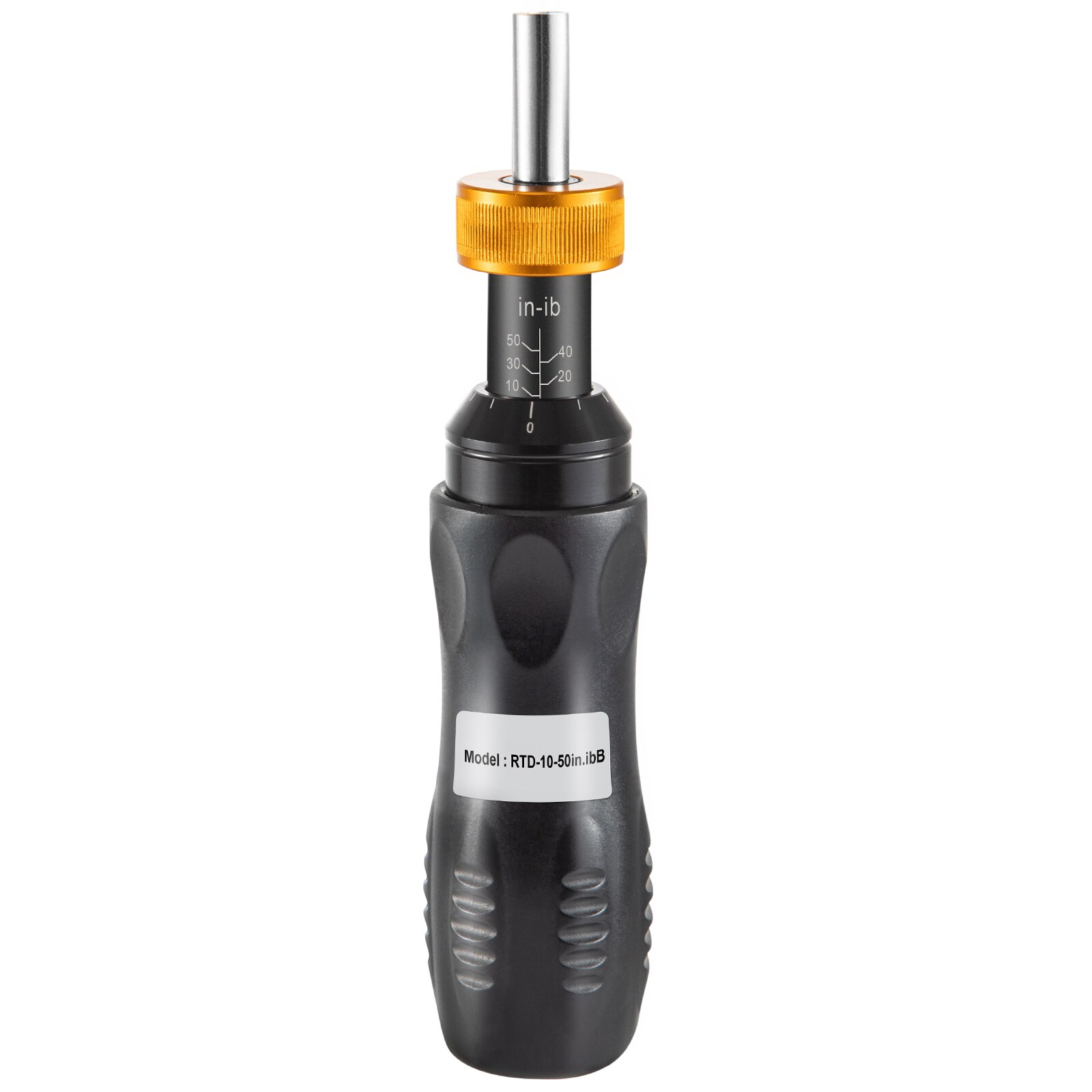 GIVIMO 1/4-in Drive Multi-Bit Torque Screwdriver Set with 10 to 50-in-lb Range in 5-in-lb Increments Click-Type Release Dual Laser-Etched Scales Chrome-Vanadium Steel Head Aluminum Alloy Body Anti-Slip Rubber Grip 18 Bits and Carrying Case