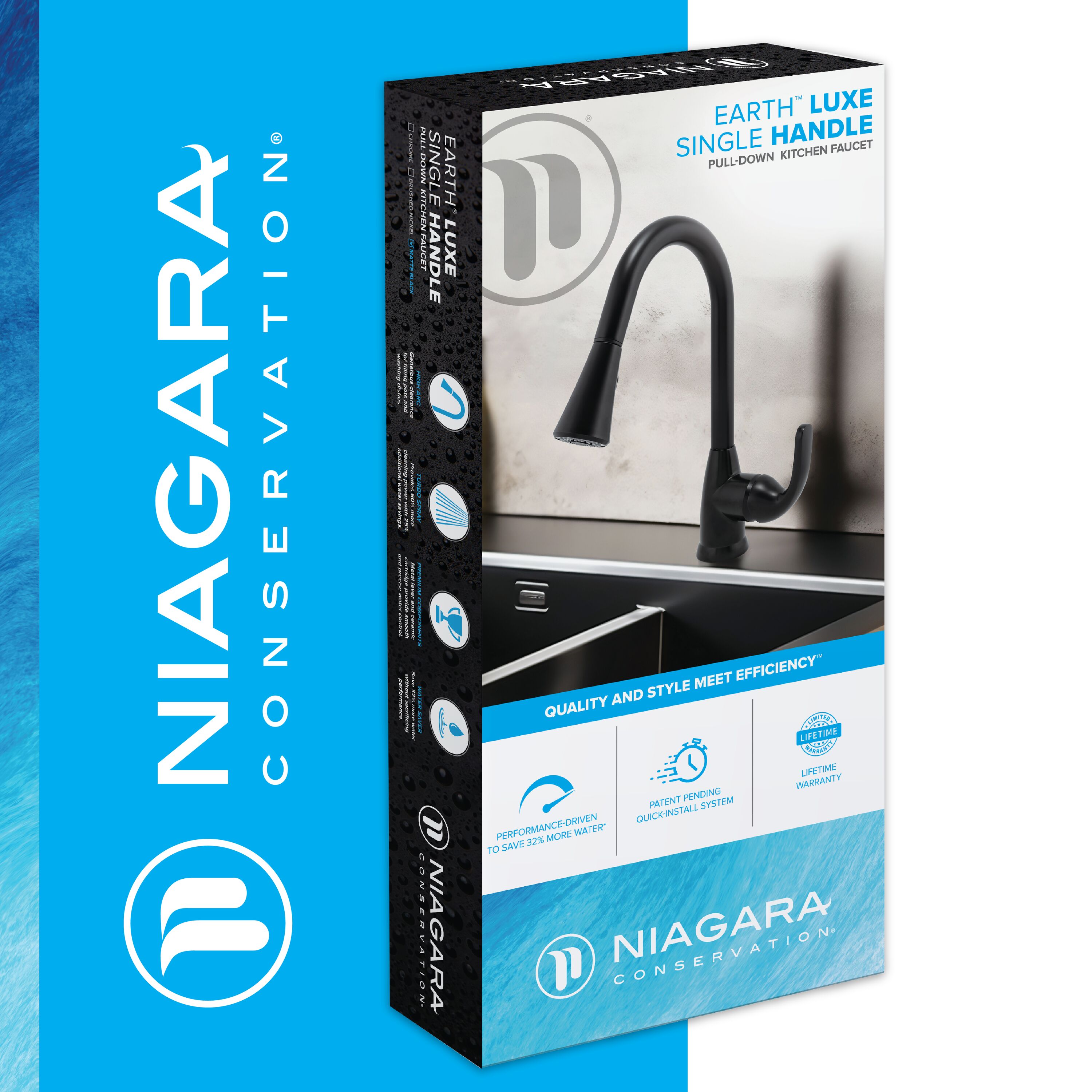 Niagara Conservation N-SLPD-KF15-MB-US Kitchen-Faucets - View #2